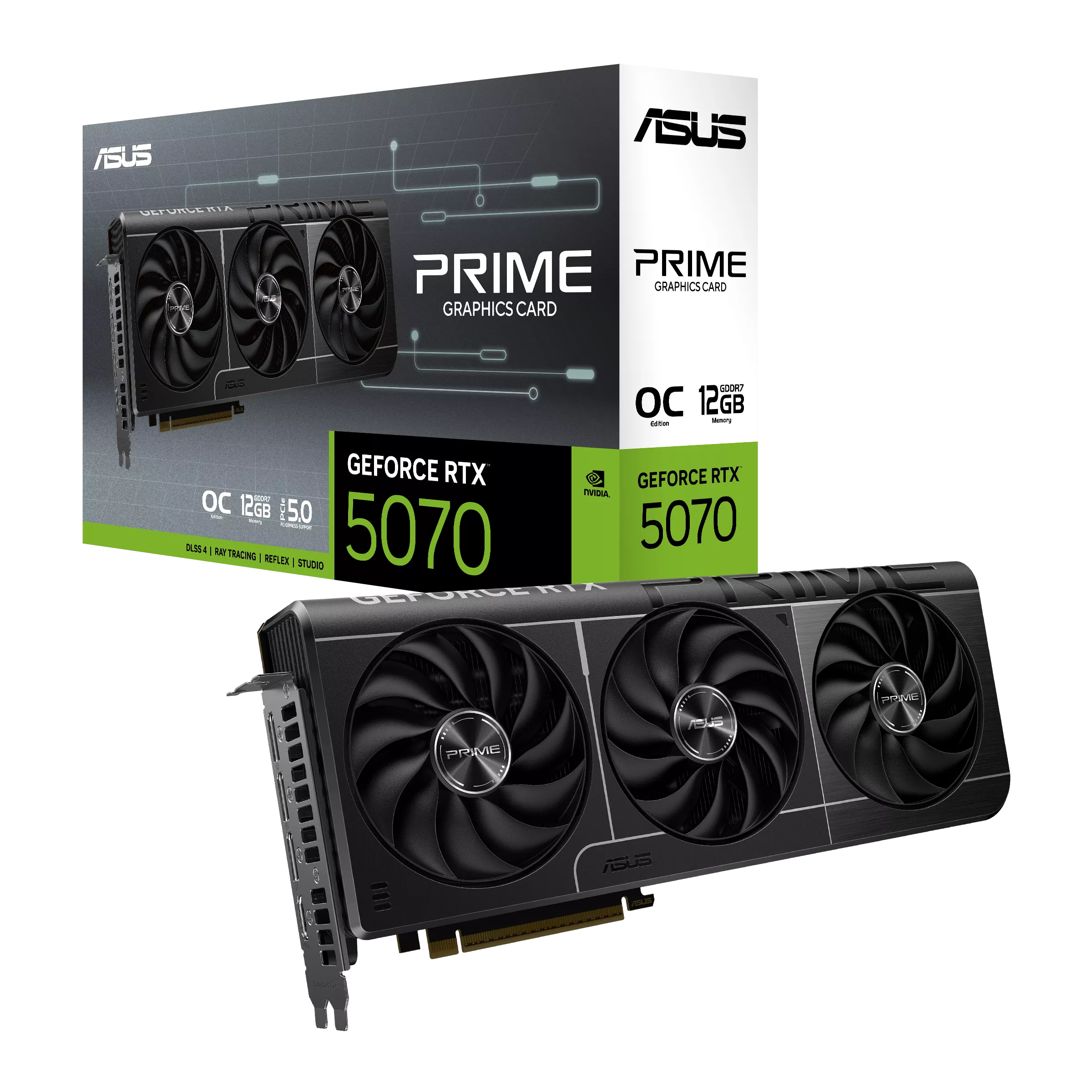 Placa De Video Asus Geforce Rtx 5070 12g Prime Gddr7 Oc Edition