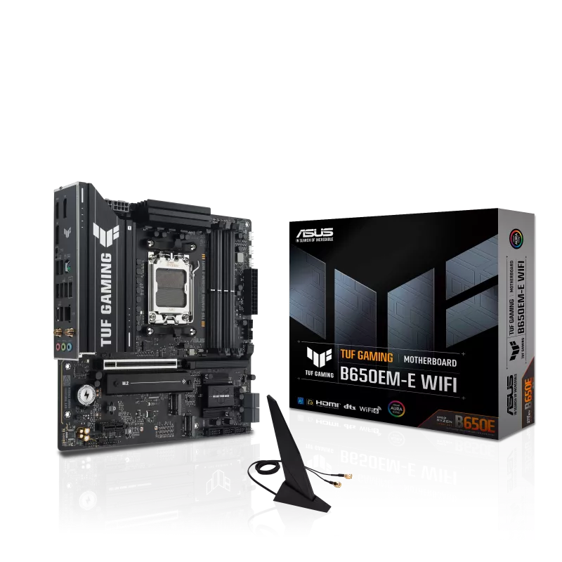 MOTHERBOARD ASUS TUF GAMING B650EM-E WIFI AM5-DDR5 BOX