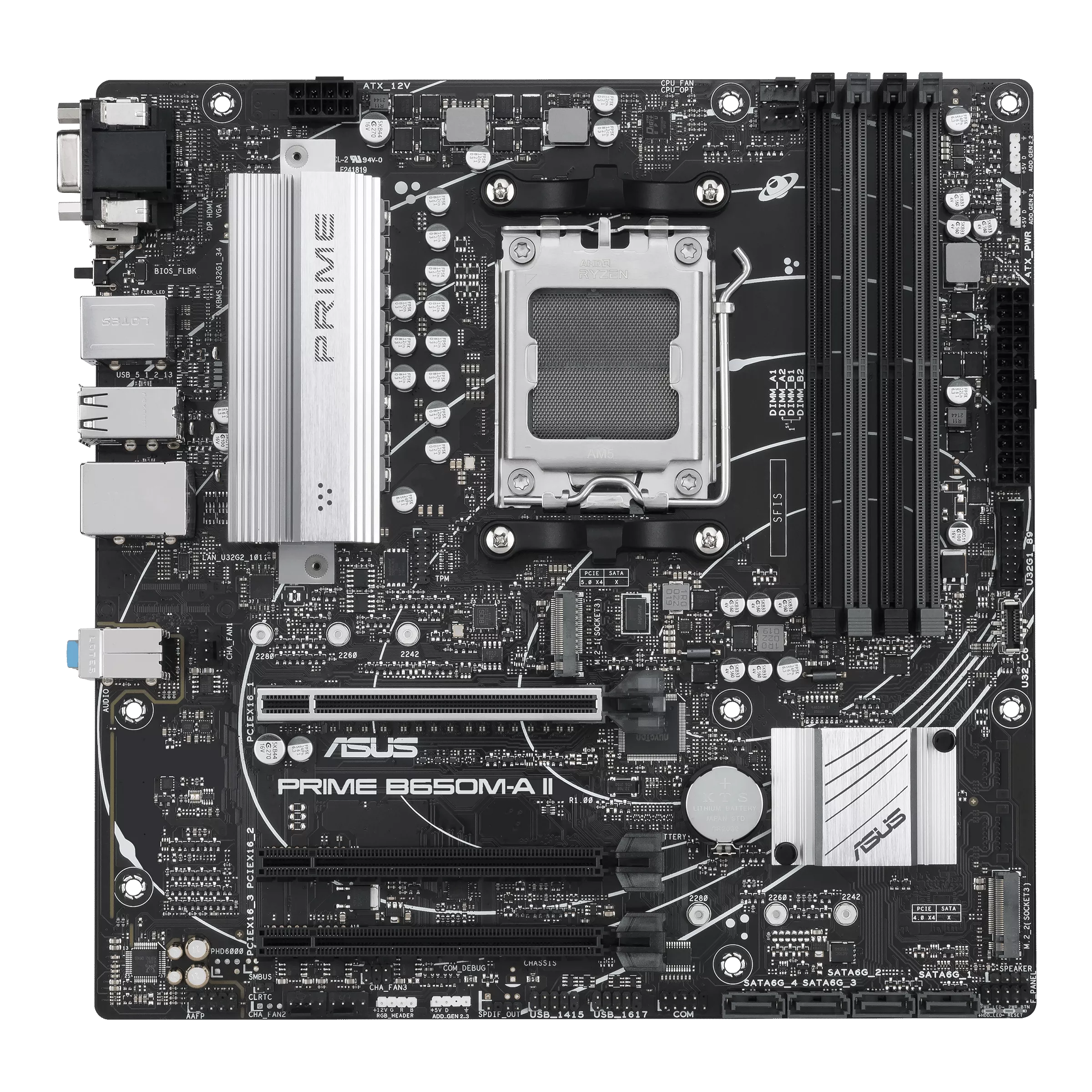 Mother Asus Prime B650m-a Ii — foto 2
