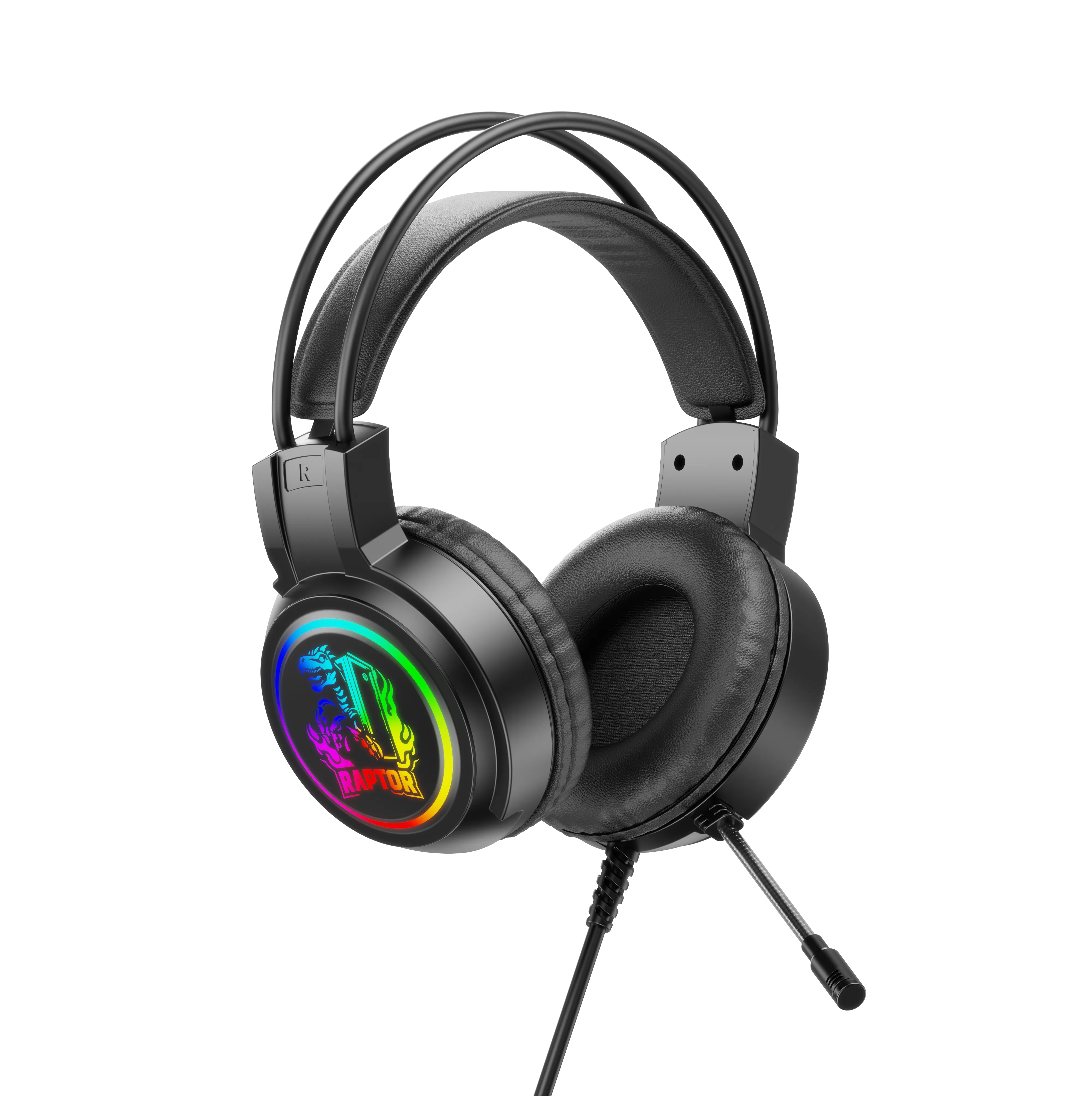 Auricular Gamer Raptor Shadow Core Rgb Jack 3.5mm