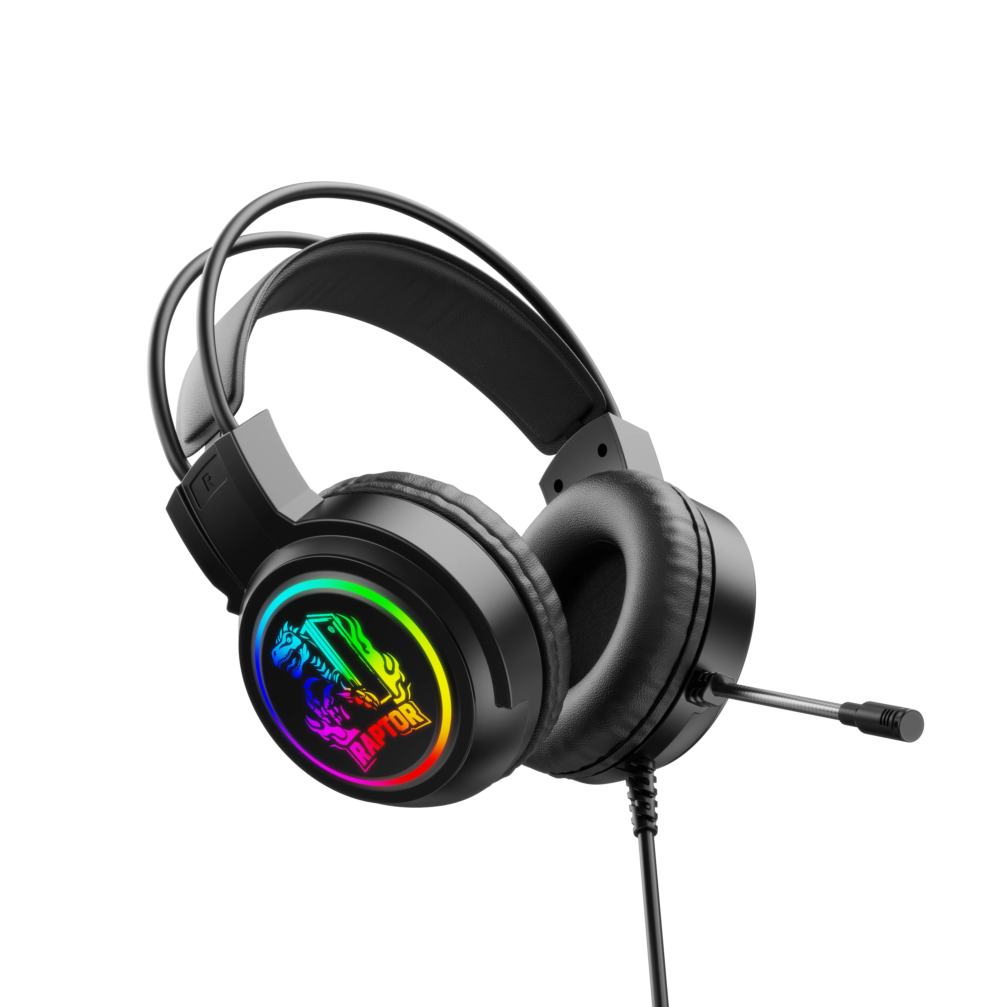 Auricular Gamer Raptor Shadow Core Rgb Jack 3.5mm