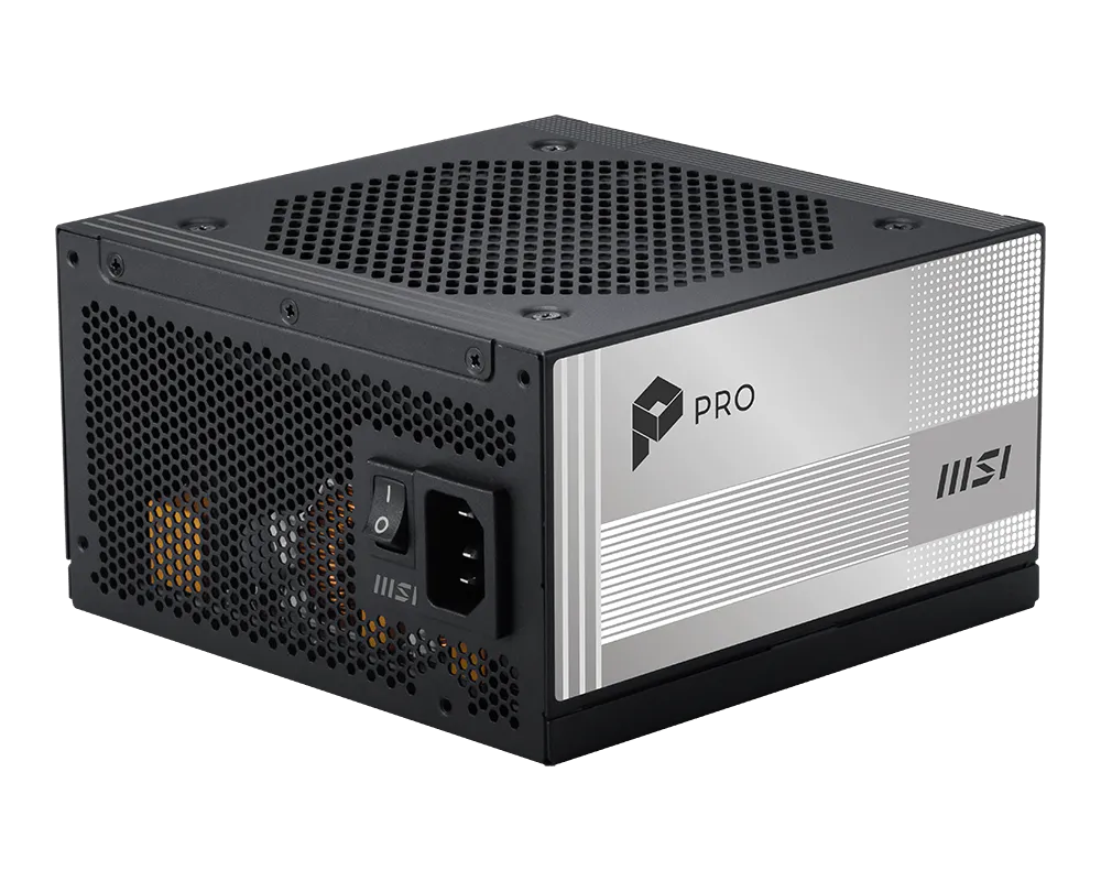 Fuente Msi Pro A1000pl Pcie5 1000w 80 Plus Platinum Full Modular