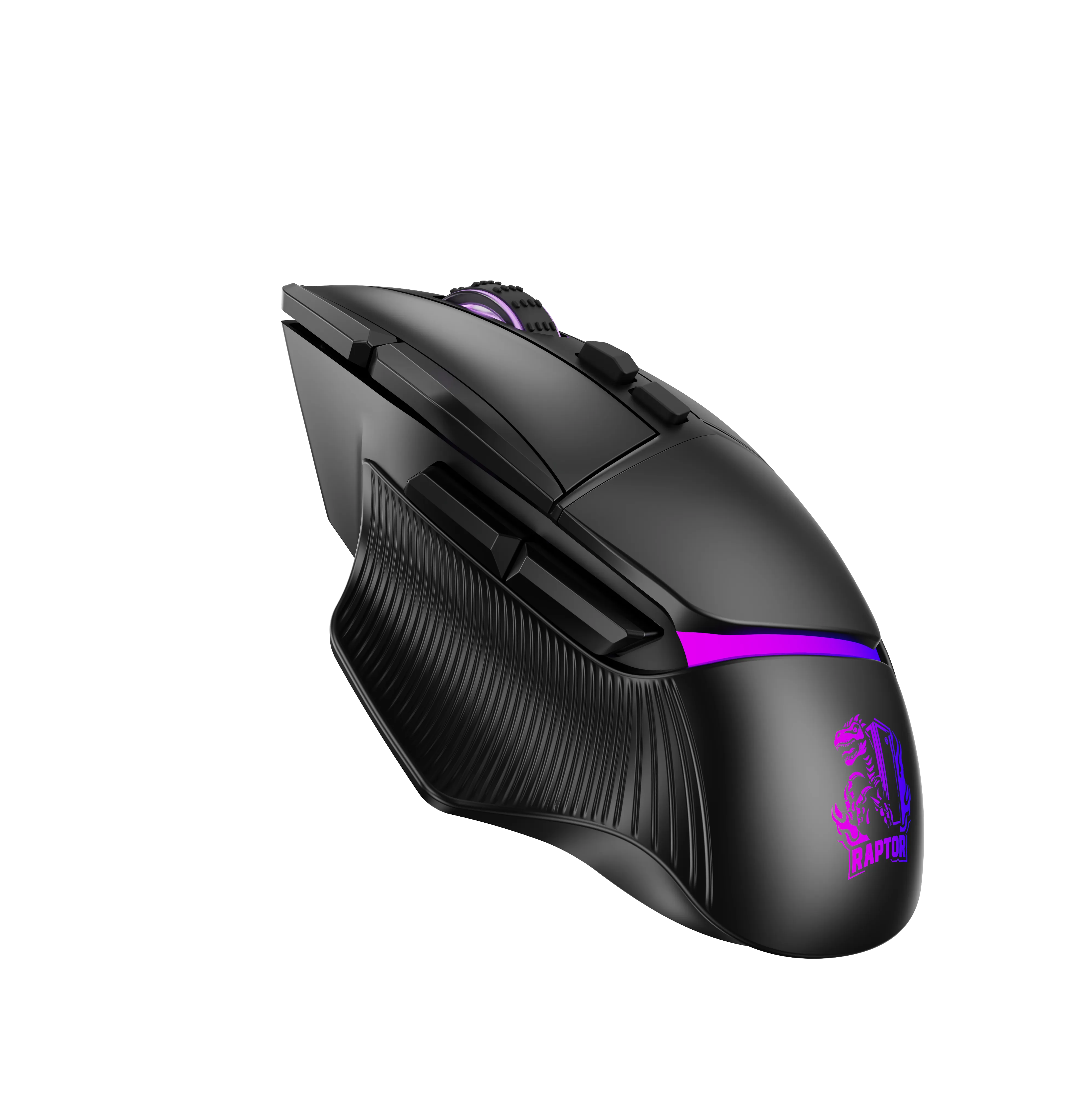 Mouse Gamer Raptor Storm Grip 9 Botones 8000dpi Retroiluminado Black — foto 3