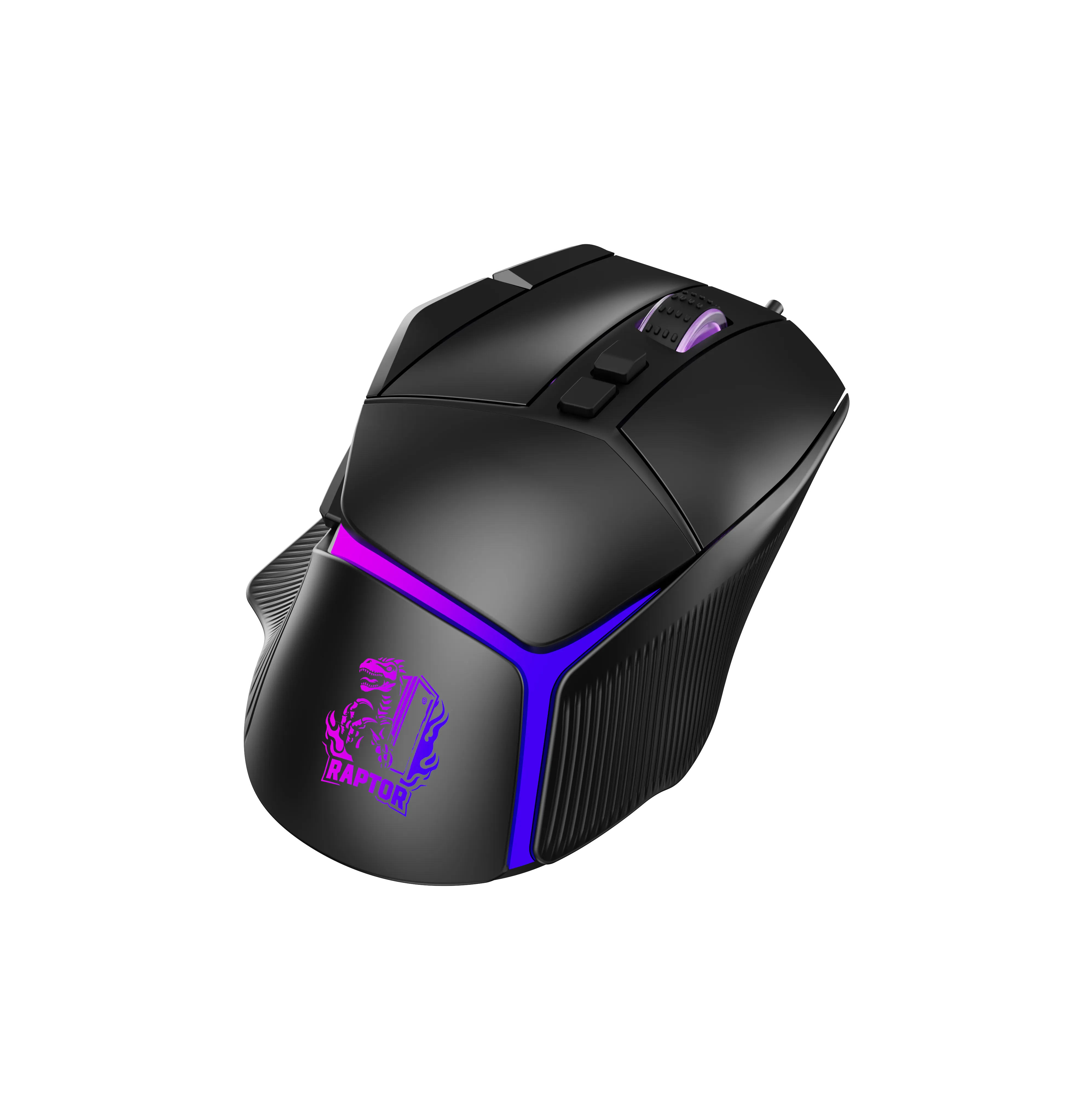 Mouse Gamer Raptor Storm Grip 9 Botones 8000dpi Retroiluminado Black — foto 5