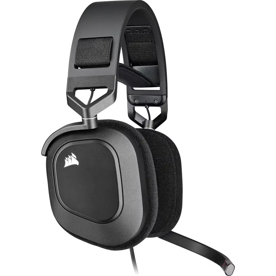 Auricular Gaming Cableado Corsair Hs80 Rgb Usb Carbon
