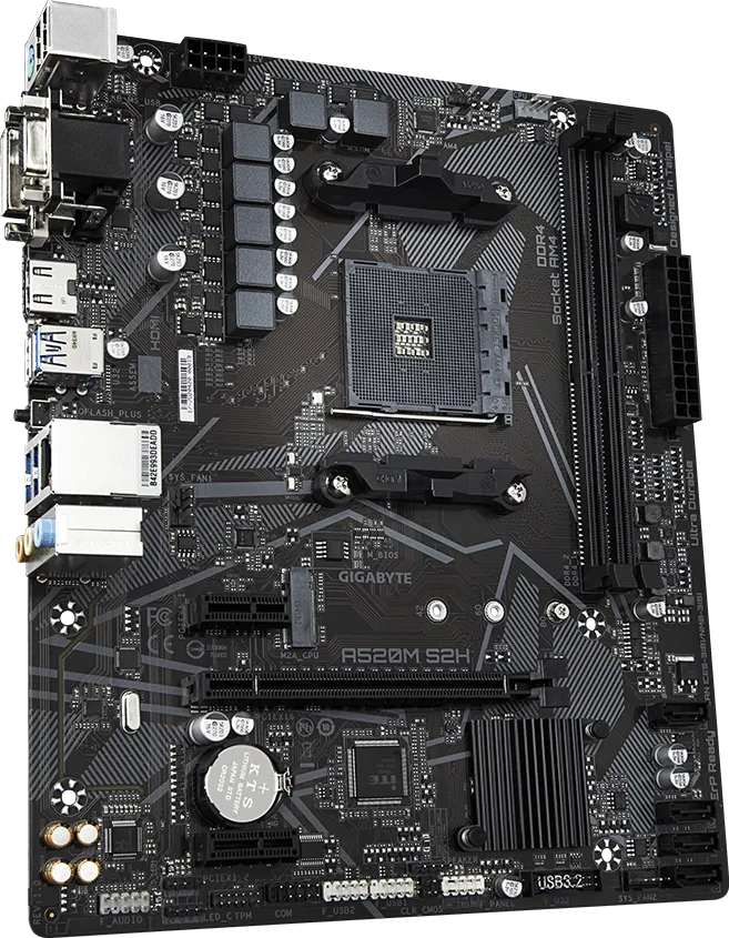 Motherboard Gigabyte A520m S2h Ultra Durable Am4 Ddr4 — foto 4