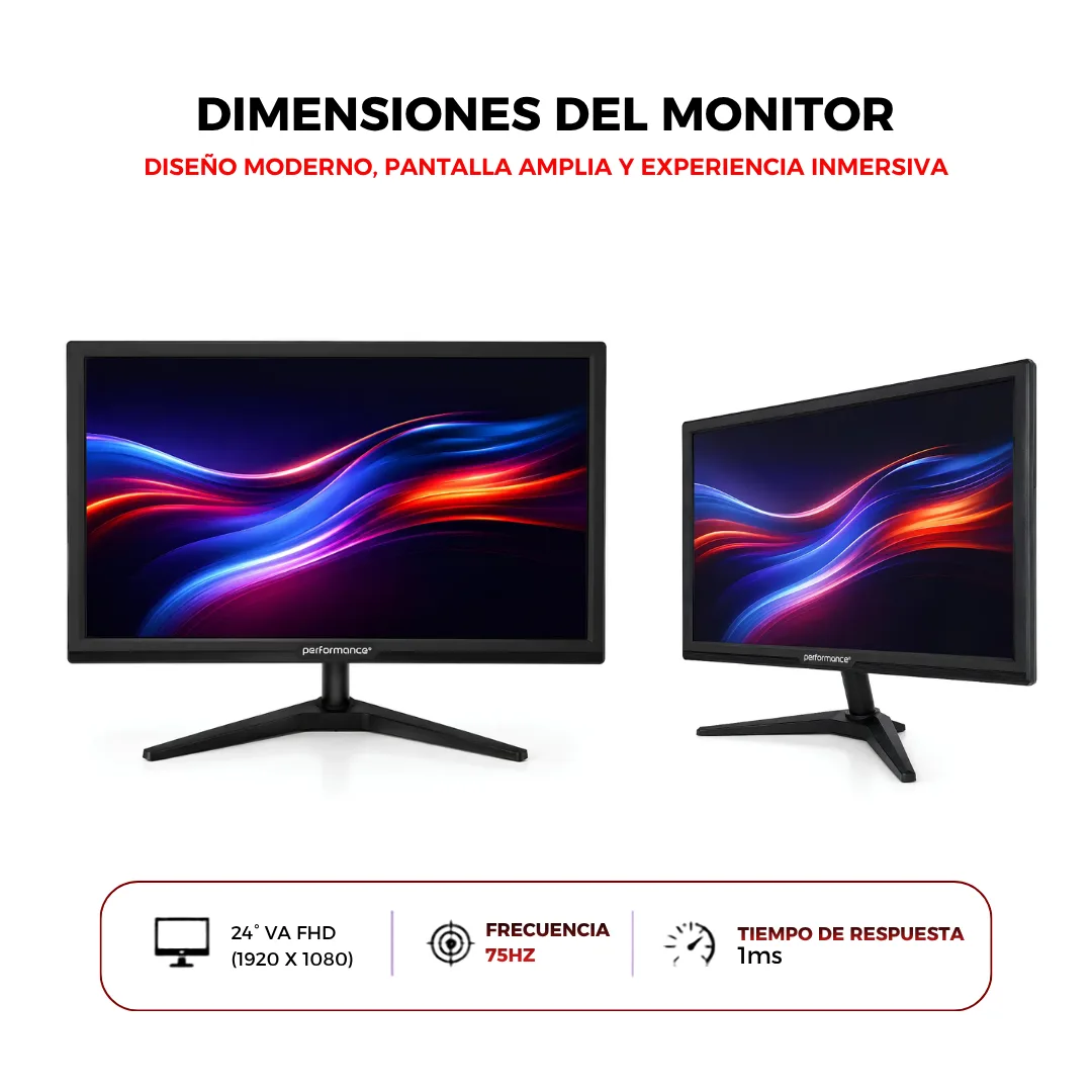 Noxi Gaming Pc Amd Ryzen 5 5600g | 16 Gb | 480 Gb | Monitor Performance 24