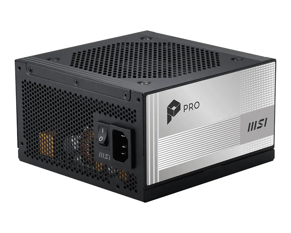 FUENTE MSI PRO A1000PL PCIE5 1000W 80 PLUS PLATINUM FULL MODULAR