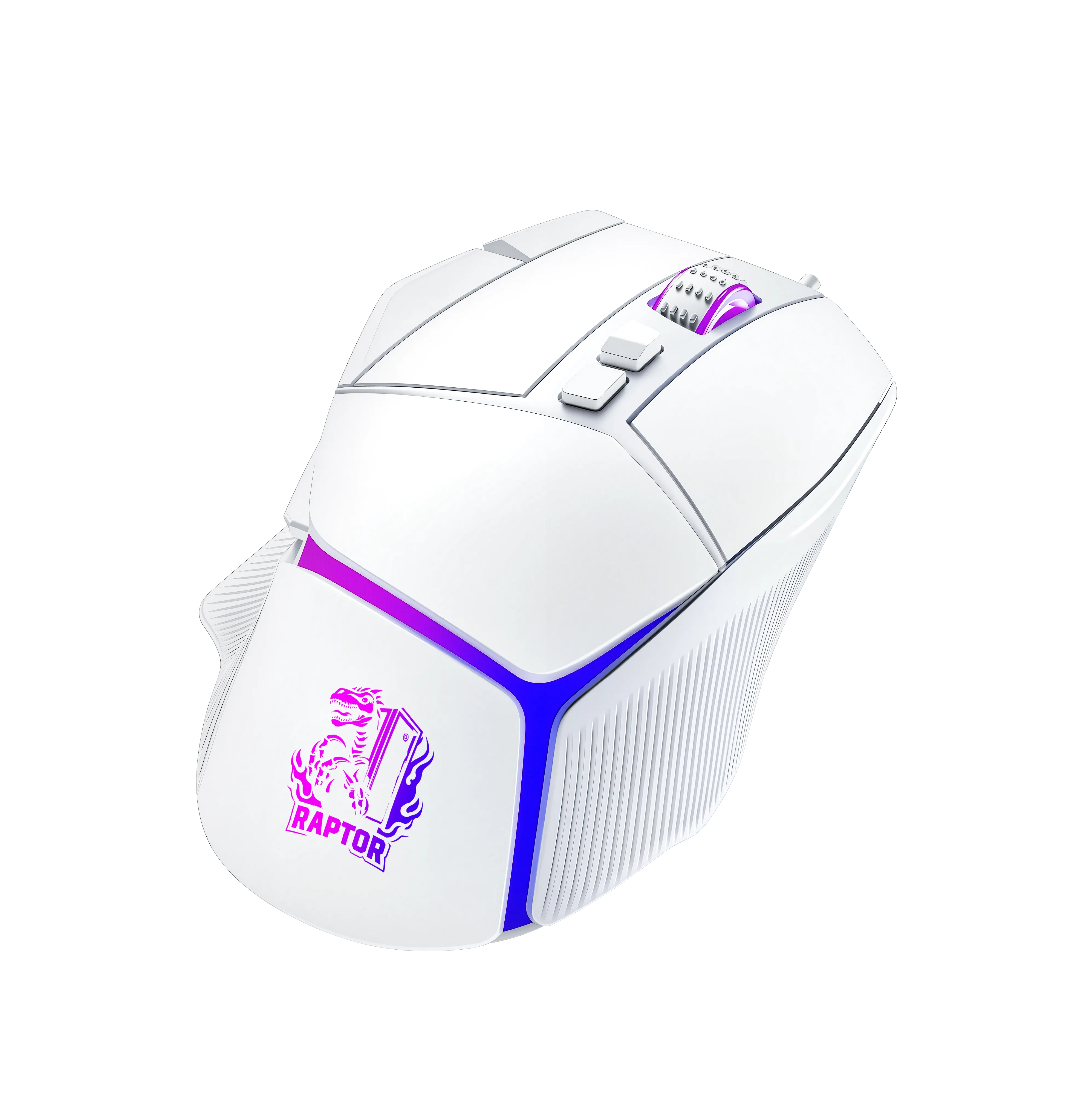 Mouse Gamer Raptor Storm Grip 9 Botones 8000dpi Retroiluminado White (2937) — foto 3
