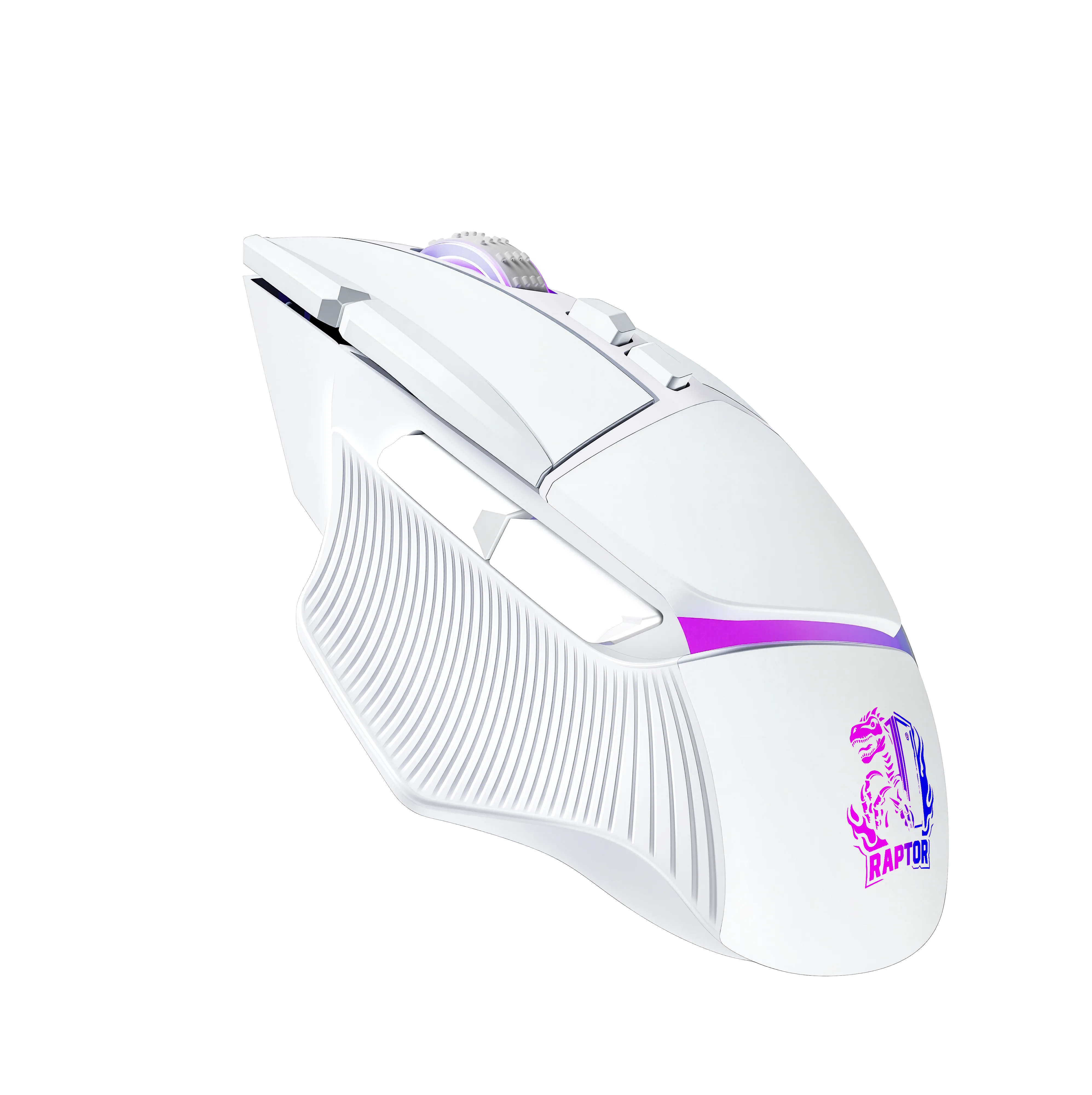 Mouse Gamer Raptor Storm Grip 9 Botones 8000dpi Retroiluminado White (2937) — foto 4