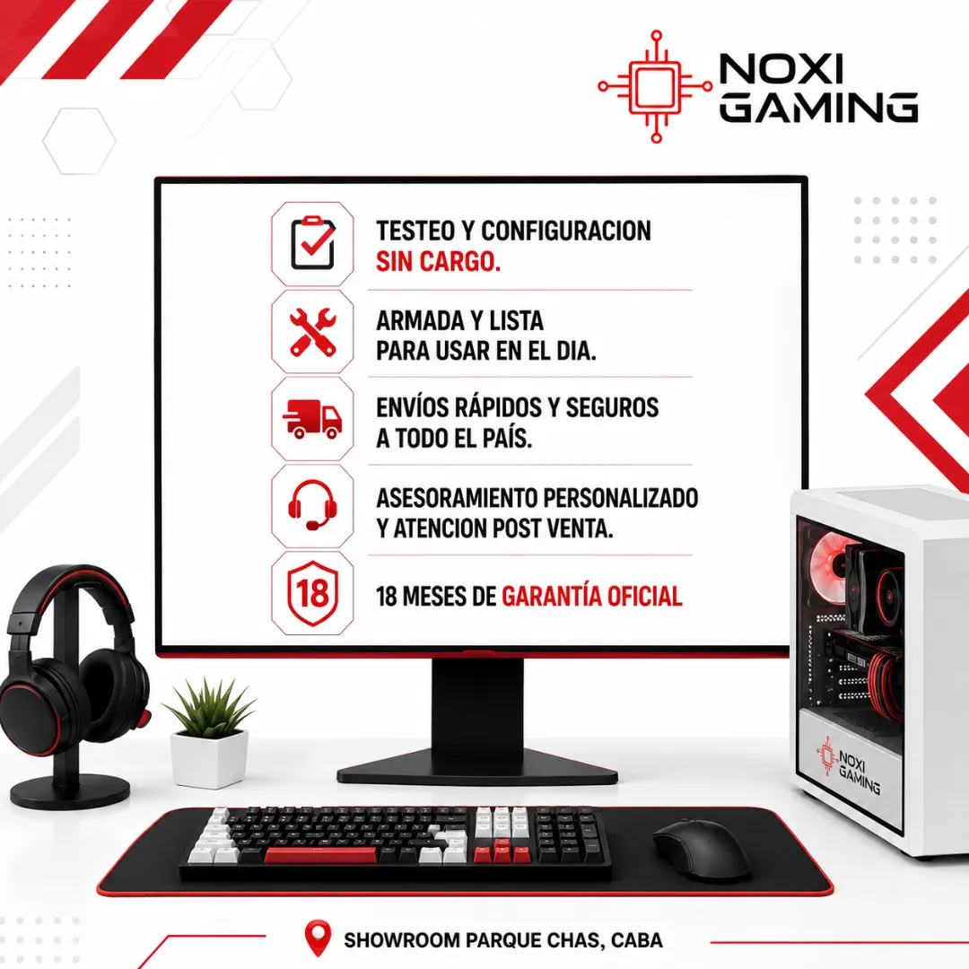 Noxi Gaming Pc Amd Ryzen 7 5700g | 32 Gb | 960gb | Wifi