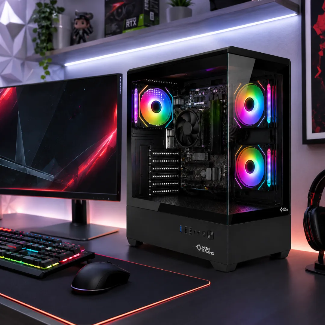 Noxi Gaming Pc Amd Ryzen 5 5500 | 16 Gb | 480 Gb | Rtx 3050