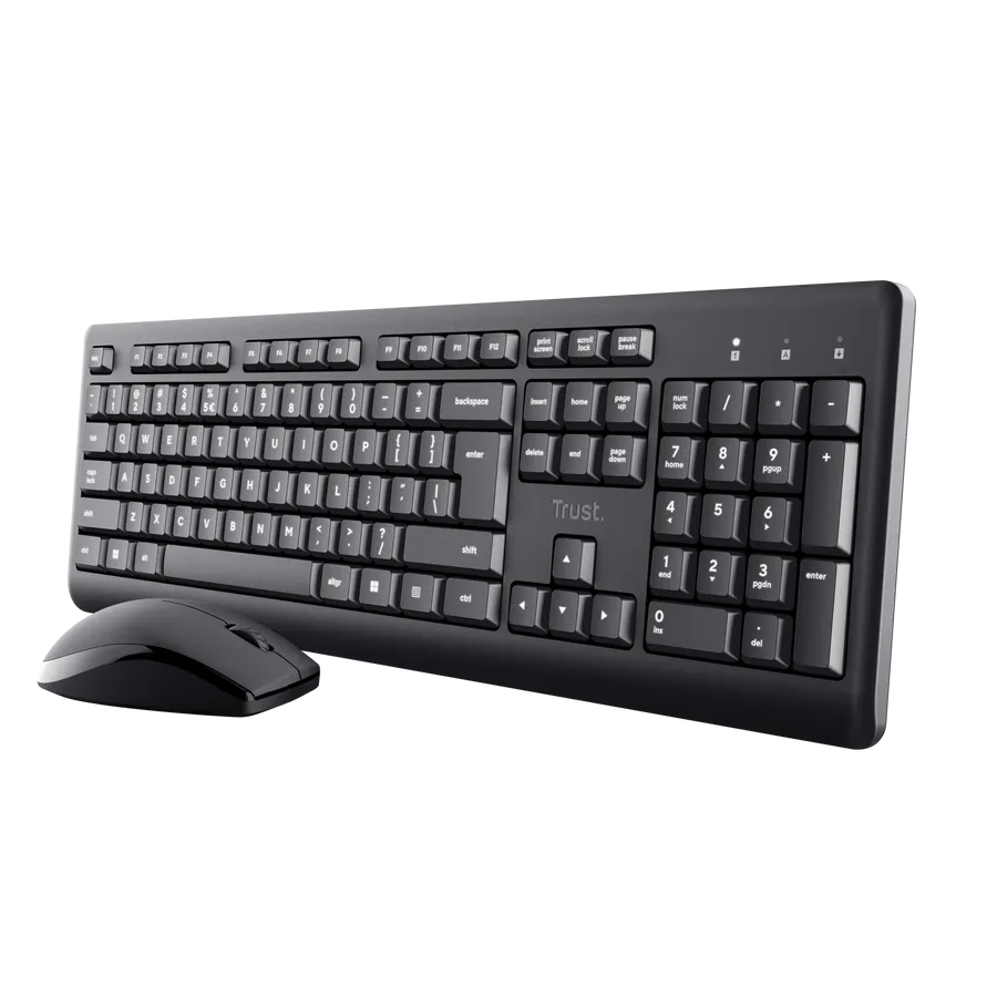 Combo Teclado Y Mouse Trust Primo Wireless Deskset Es