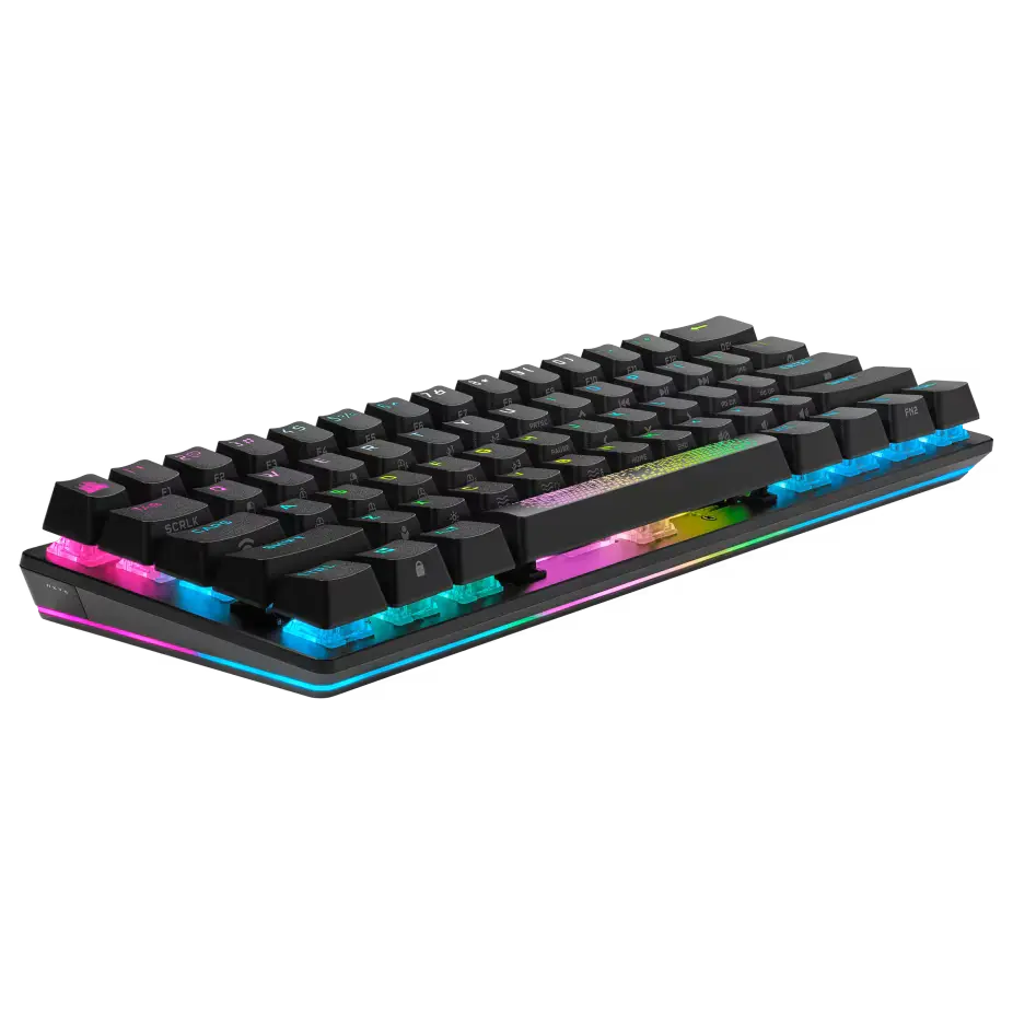 Teclado Corsair K70 Pro Mini Wireless Rgb 60 Mecanico Cherry Mx Black Pbt
