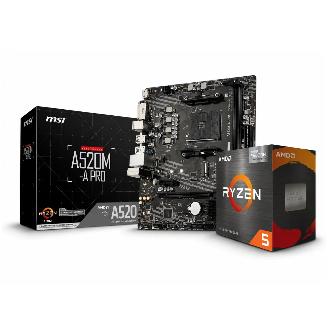 COMBO ACTUALIZACION AMD RYZEN 5 5600GT  A520