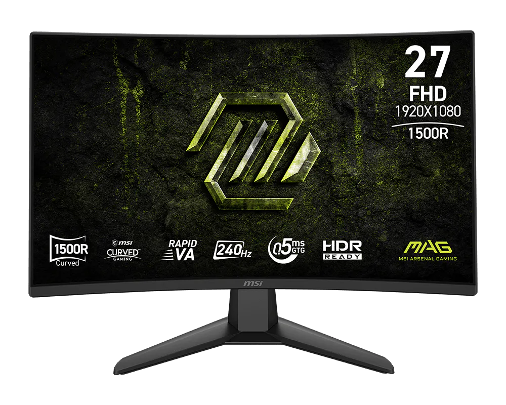 MONITOR MSI MAG 274CF X24 27" VA FHD 240HZ 0.5MS CURVED FICHA USA