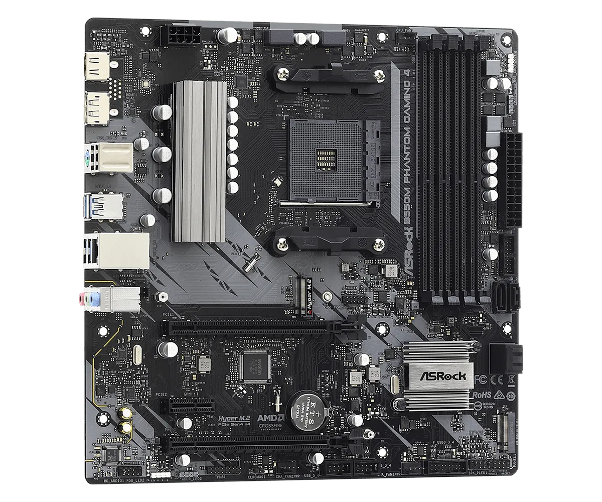 Mother Asrock B550m Phantom Gaming 4 Am4 Ddr4