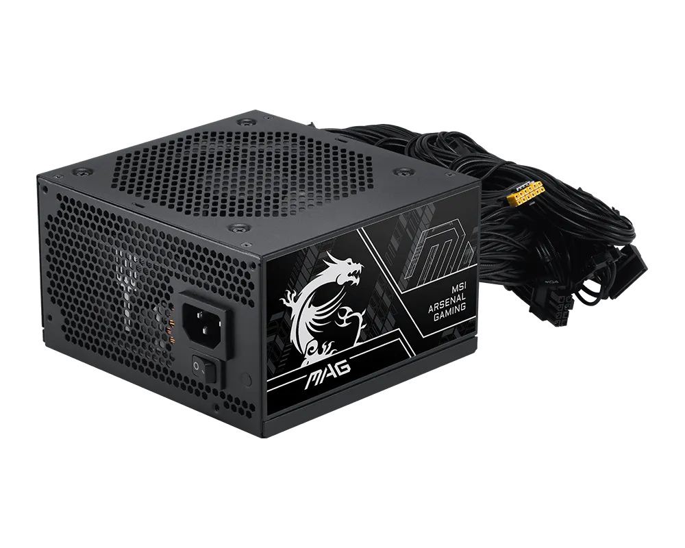 Fuente Msi Mag A750bn Pcie5 Iii 750w 80 Plus Bronze Pcie 5.1 - Atx 3.1