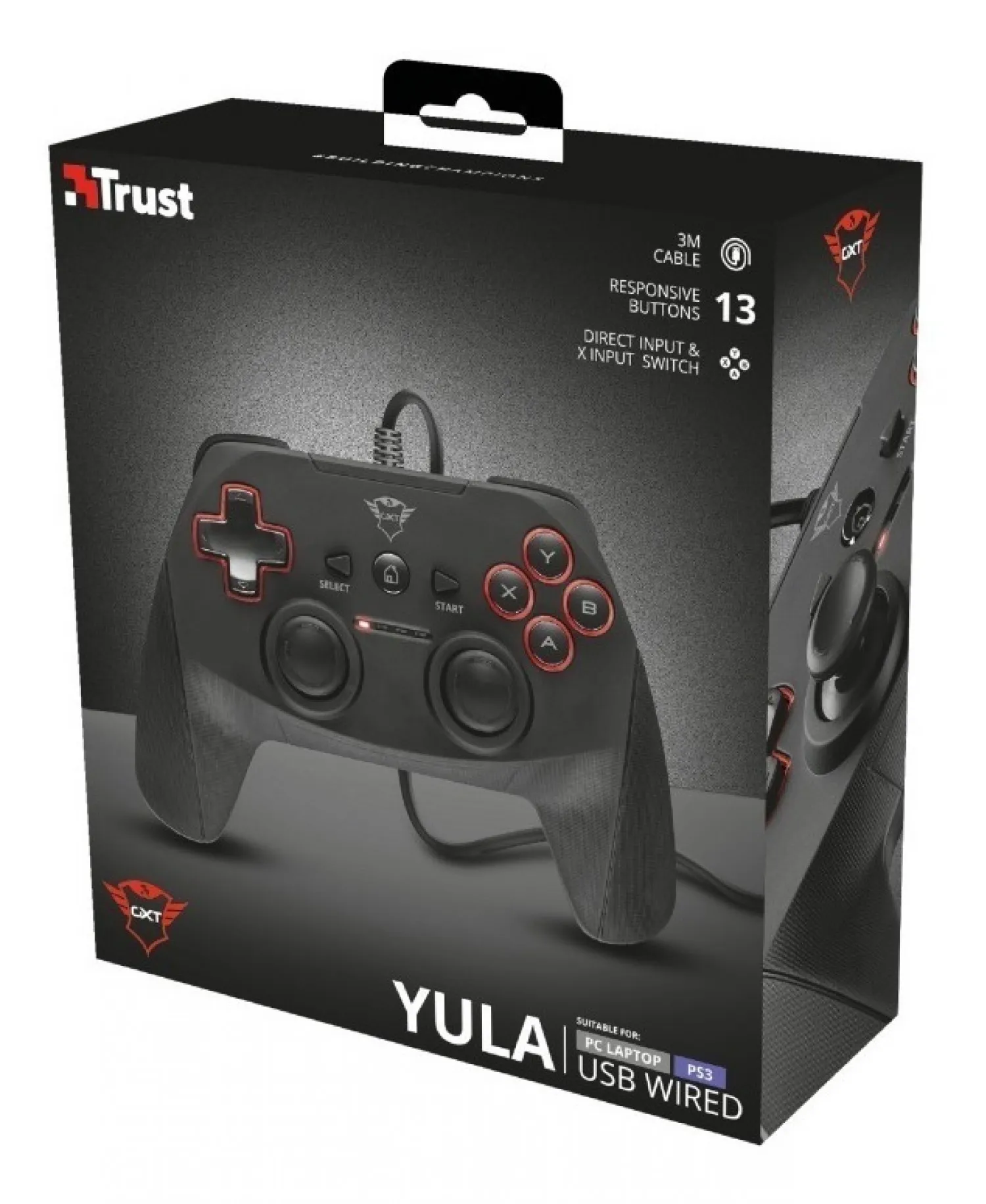 Joystick Gamer Trust Yula Pc Ps3 Gxt 540