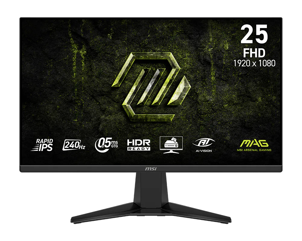 MONITOR MSI MAG 255F X24 25" 240HZ 0.5MS FHD IPS