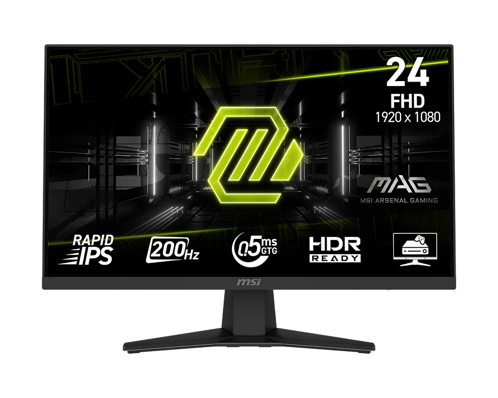 MONITOR MSI MAG 244F 24" 200HZ 1MS FHD IPS