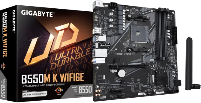 MOTHERBOARD GIGABYTE B550M K WIFI6E AM4-DDR4