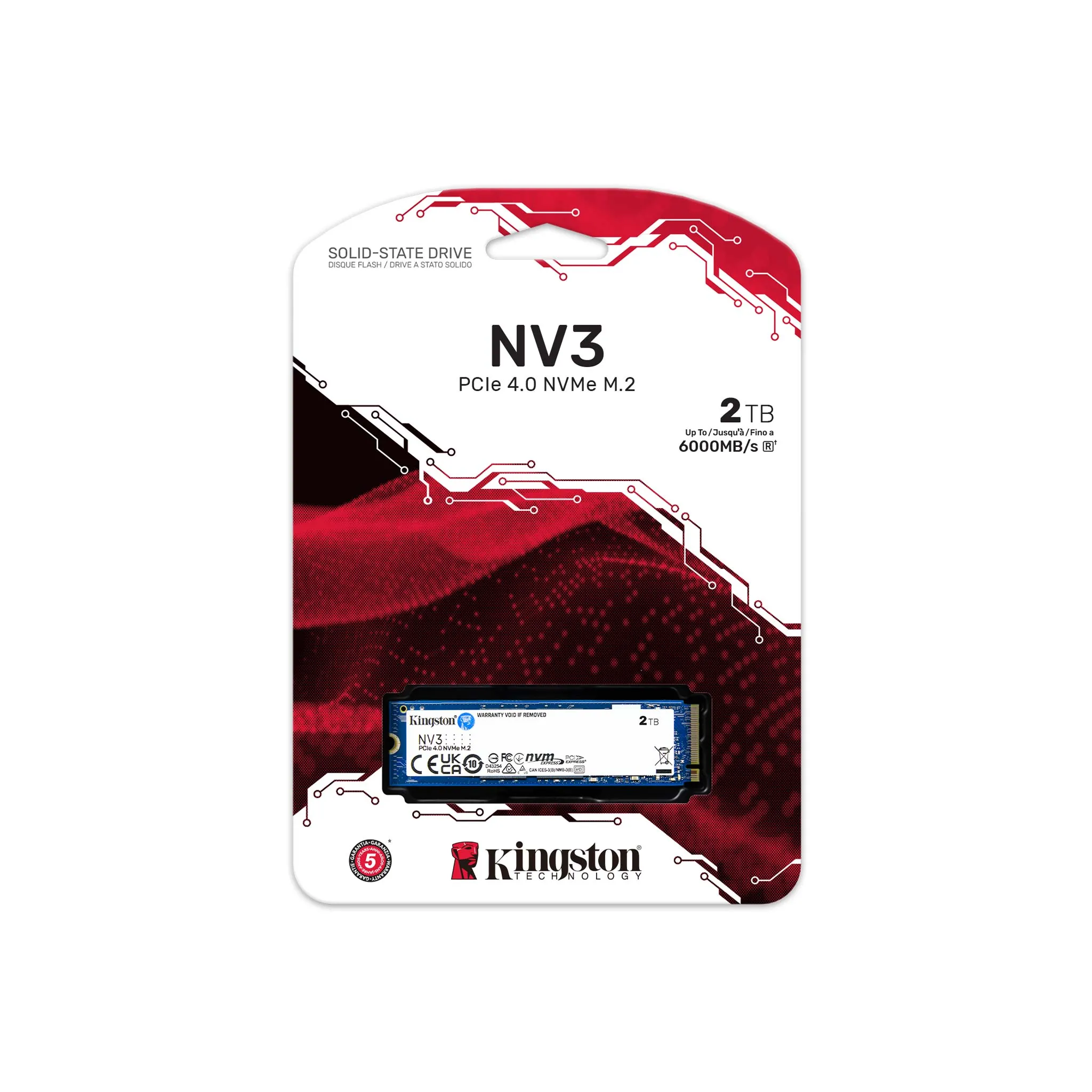 Disco Solido Interno Kingston 2000GB NV3 PCIE NVME M2 — foto 6