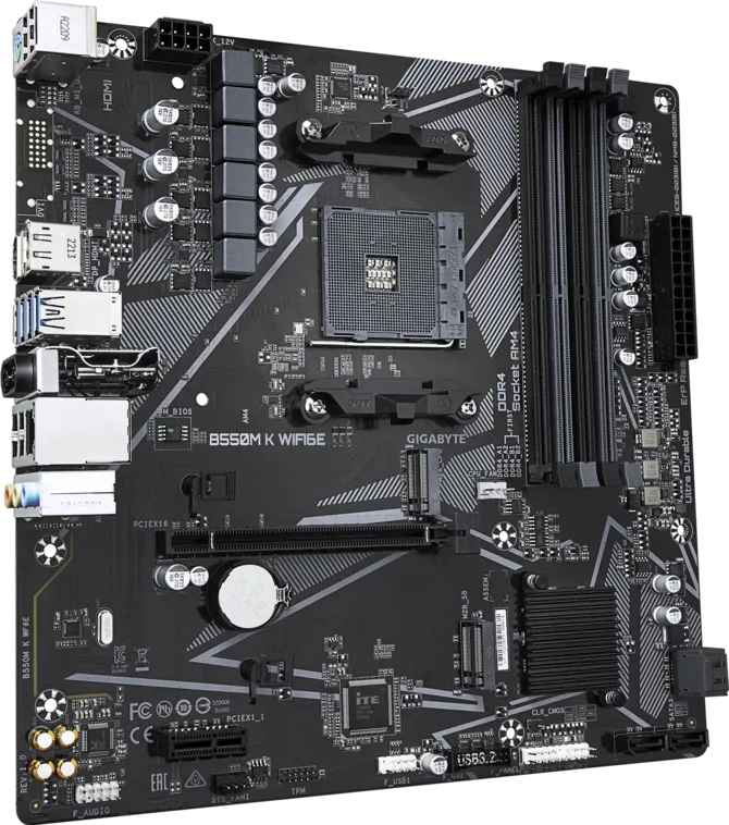 Motherboard Gigabyte B550m K Wifi6e Am4-ddr4