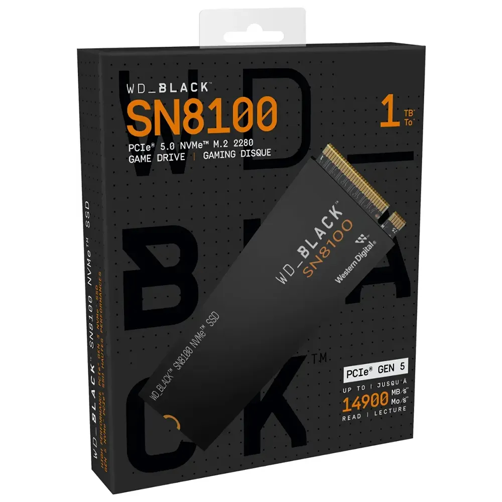 Disco Solido Wd Black Sn8100 Ssd 1tb M.2 Nvme