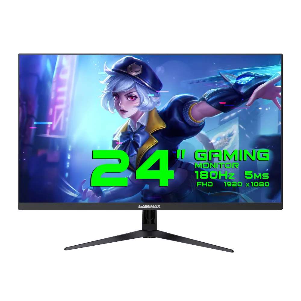 MONITOR GAMEMAX 24" 180HZ IPS FHD HDMI D PORT