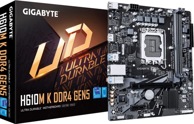 MOTHER GIGABYTE H610M K DDR4 GEN 5 LGA1700 DDR4-DDDR5