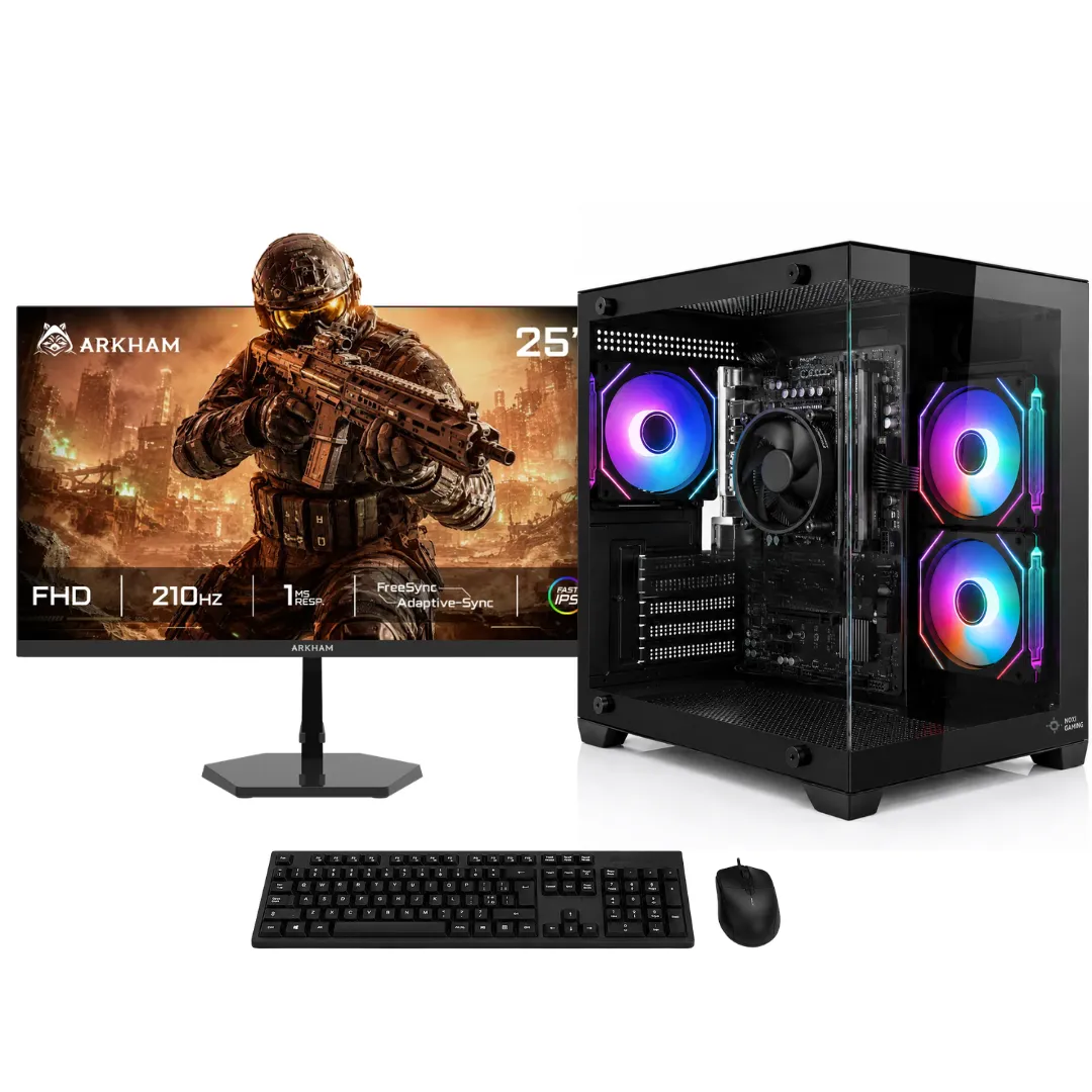 Noxi Gaming Pc Amd Ryzen 7 5700g | 32 Gb | 960gb | Monitor Arkham 25