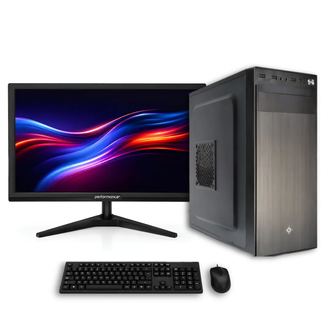 PC ESCRITORIO AMD RYZEN 3 3200G  16 GB  480GB  WIFI  MONITOR PERFORMANCE 24" 60HZ