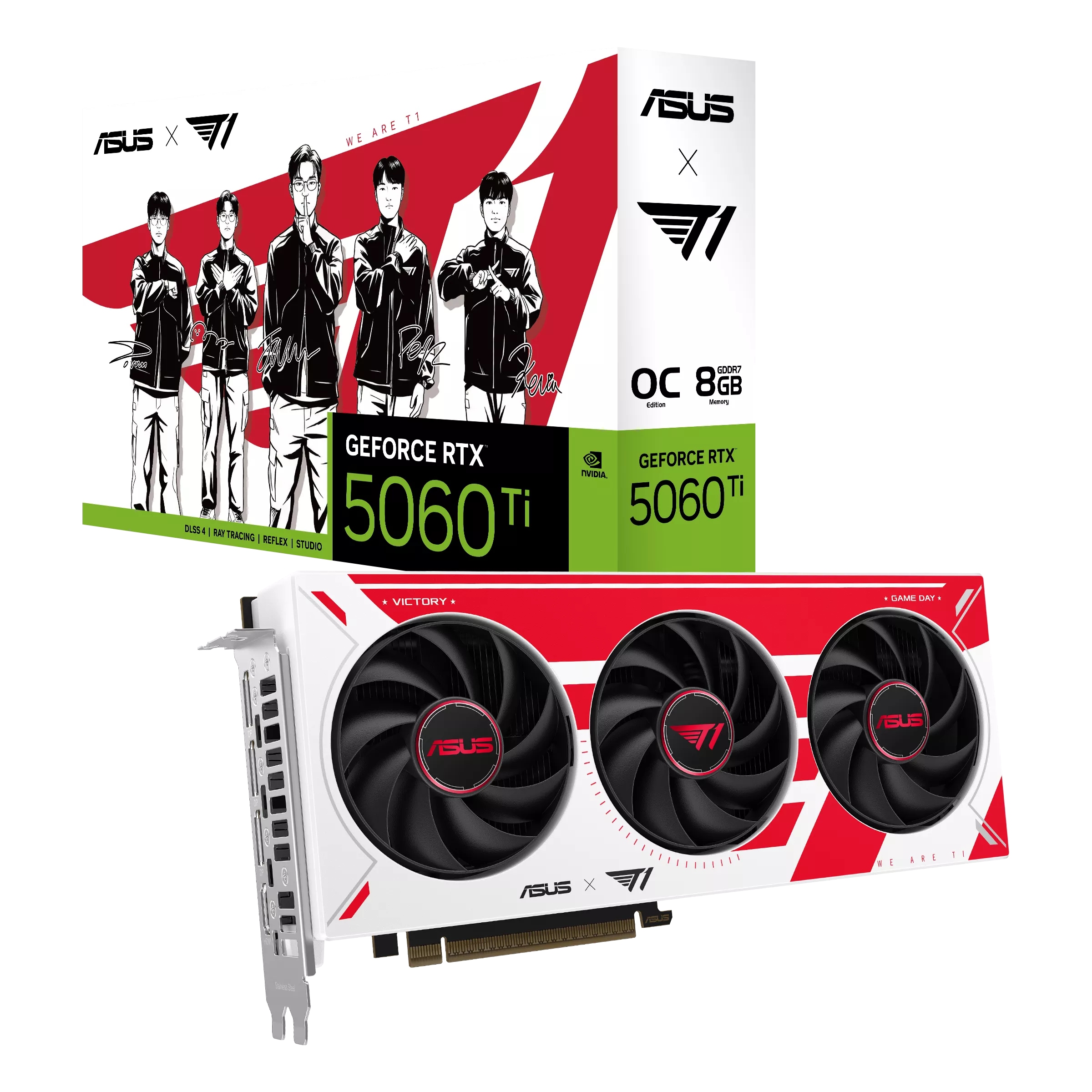 PLACA DE VIDEO ASUS T1 GEFORCE RTX™ 5060 TI 8GB GDDR7 OC EDITION