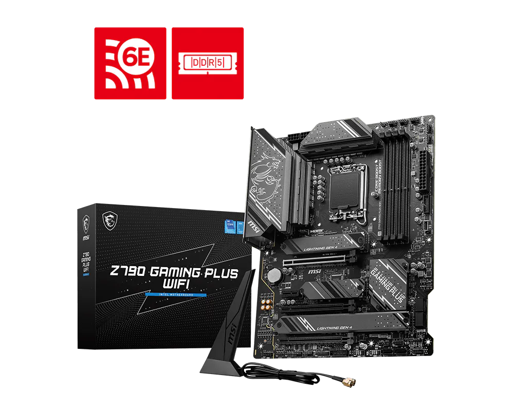 MOTHERBOARD MSI Z790 GAMING PLUS WIFI LGA1700 DDR5