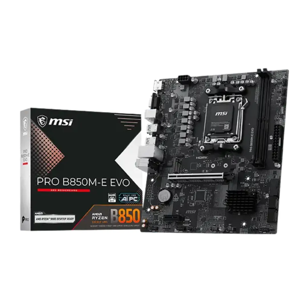 MOTHERBOARD MSI PRO B850M-E EVO AM5 DDR5