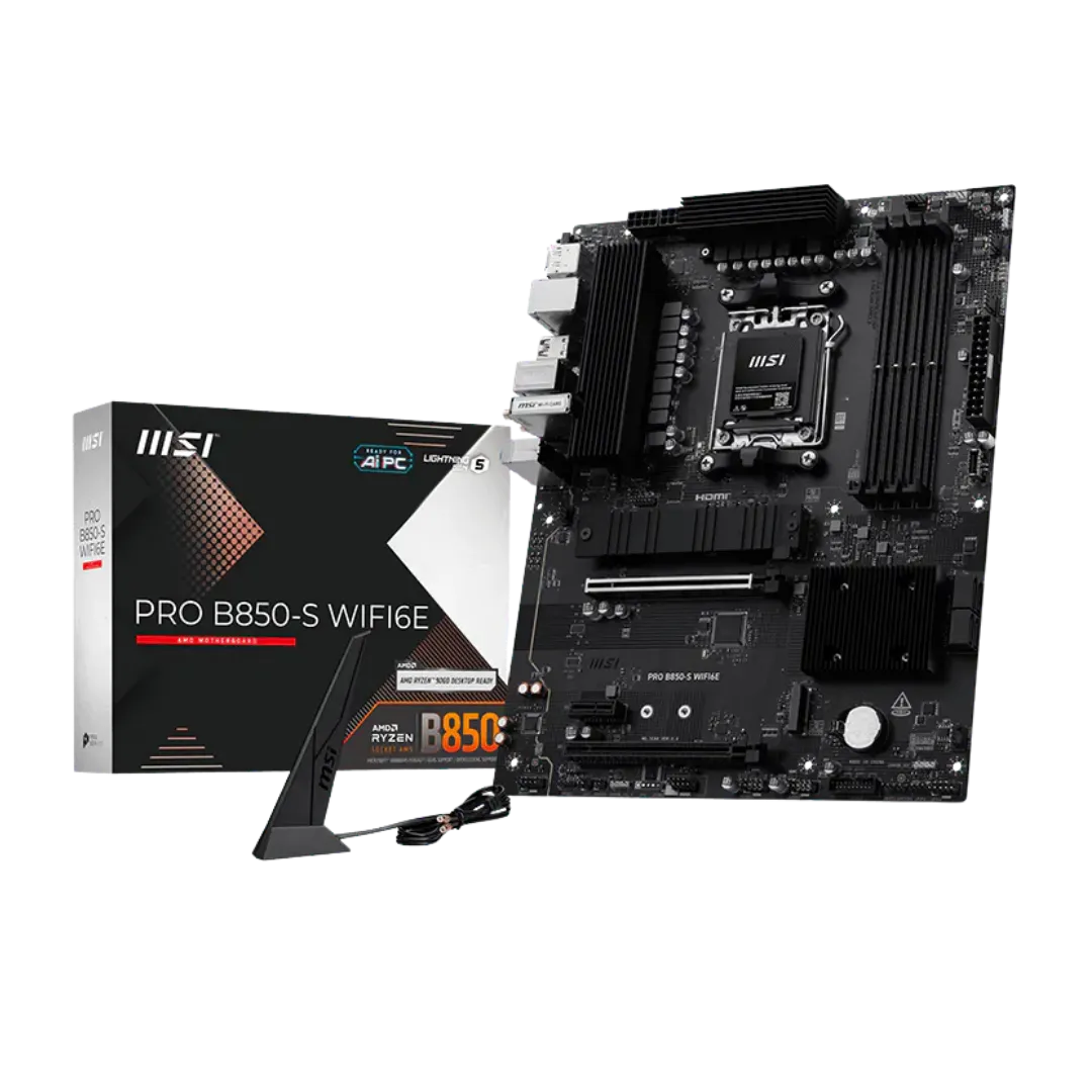 MOTHERBOARD MSI PRO B850-S WIFI6E AM5 DDR5