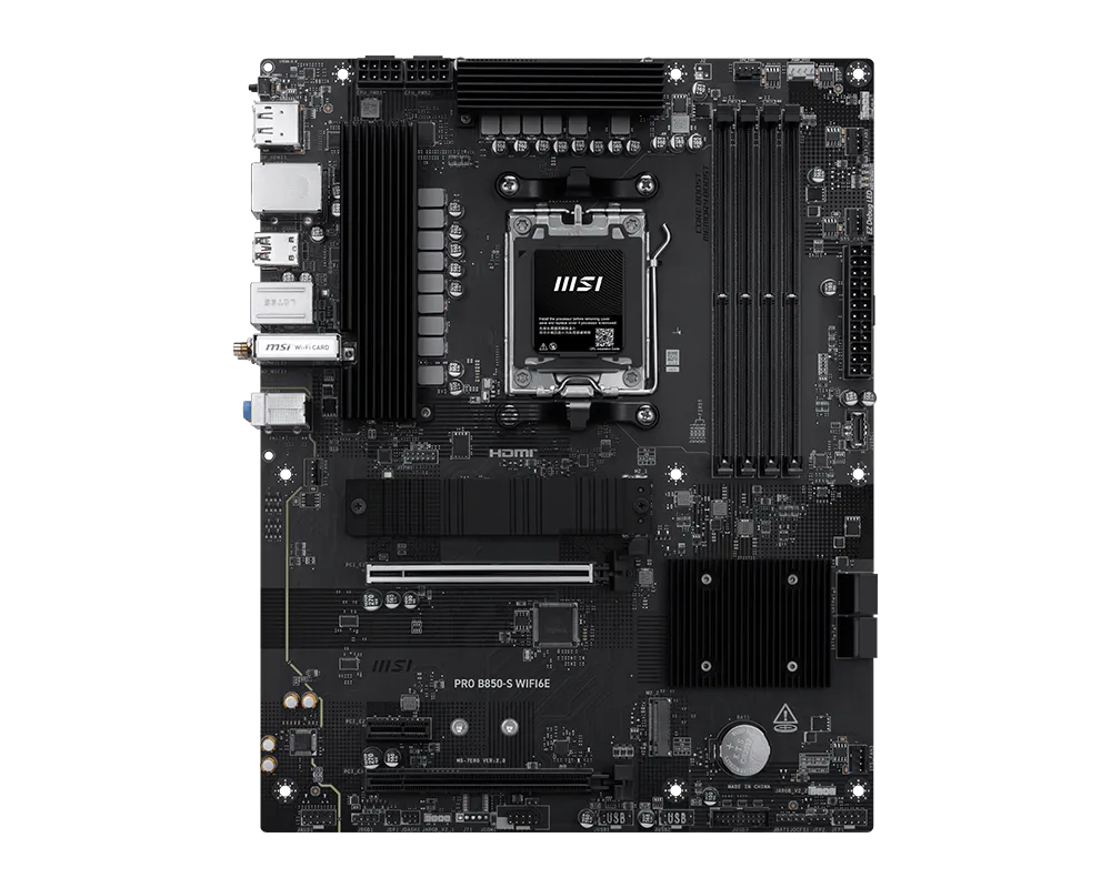 Motherboard MSI PRO B850-S WIFI6E AM5 DDR5 — foto 3