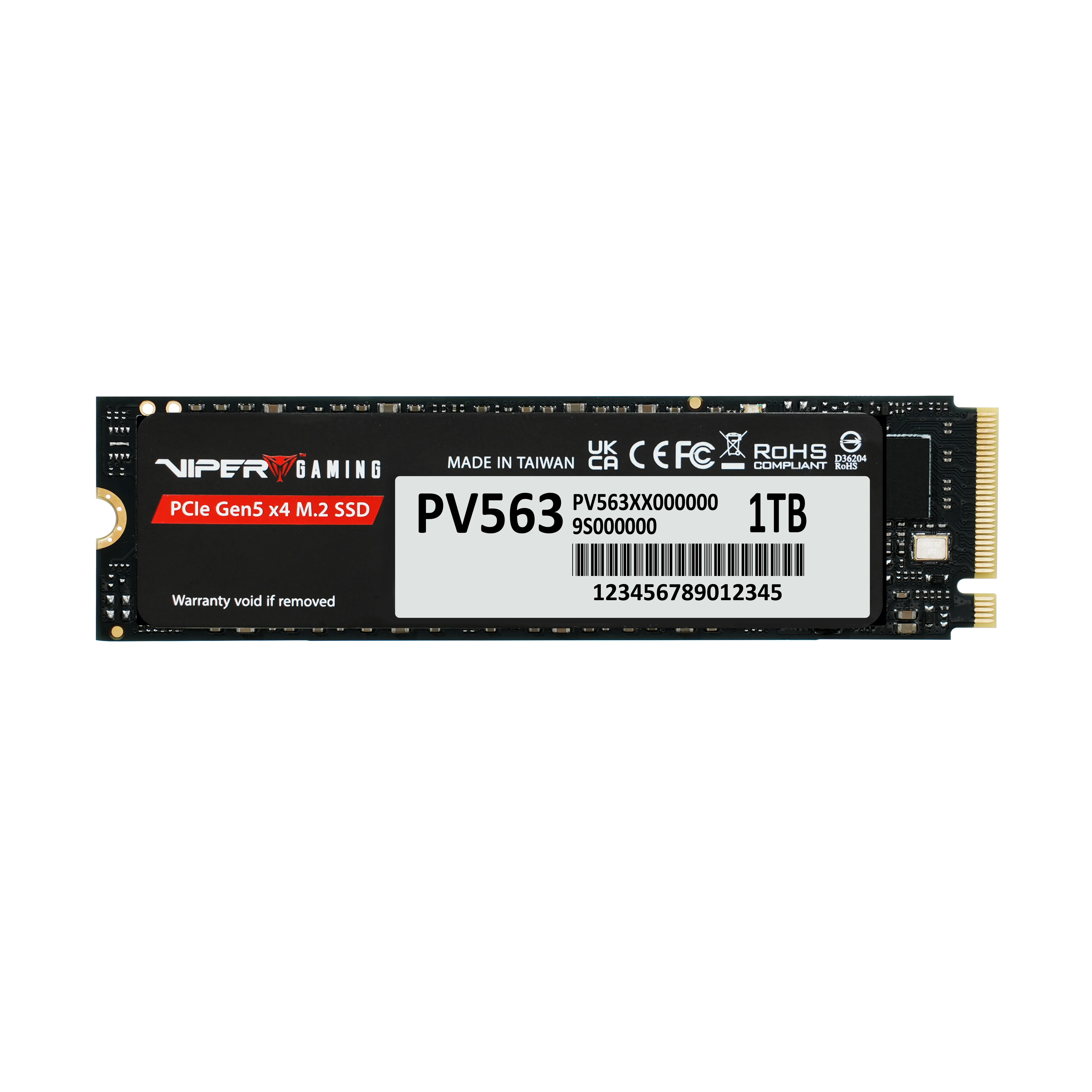 Ssd Patriot Pv563 1tb Pcie Gen5 X4 M.2 2280 Hyperfast 14000 Mbps