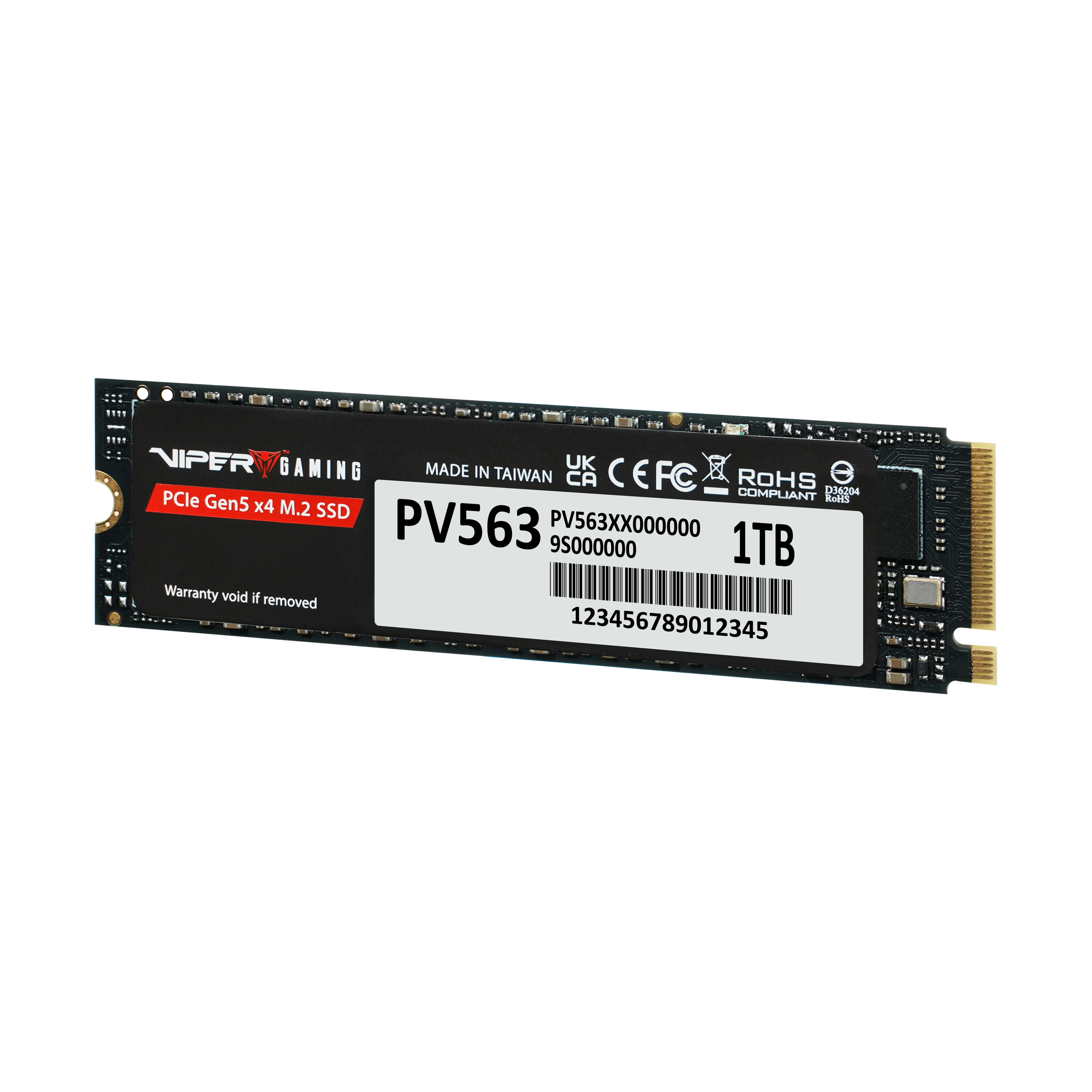 Disco Solido Patriot Pv563 Ssd 1tb Pcie Gen5 X4 M.2 2280 Hyperfast 14000mb-s