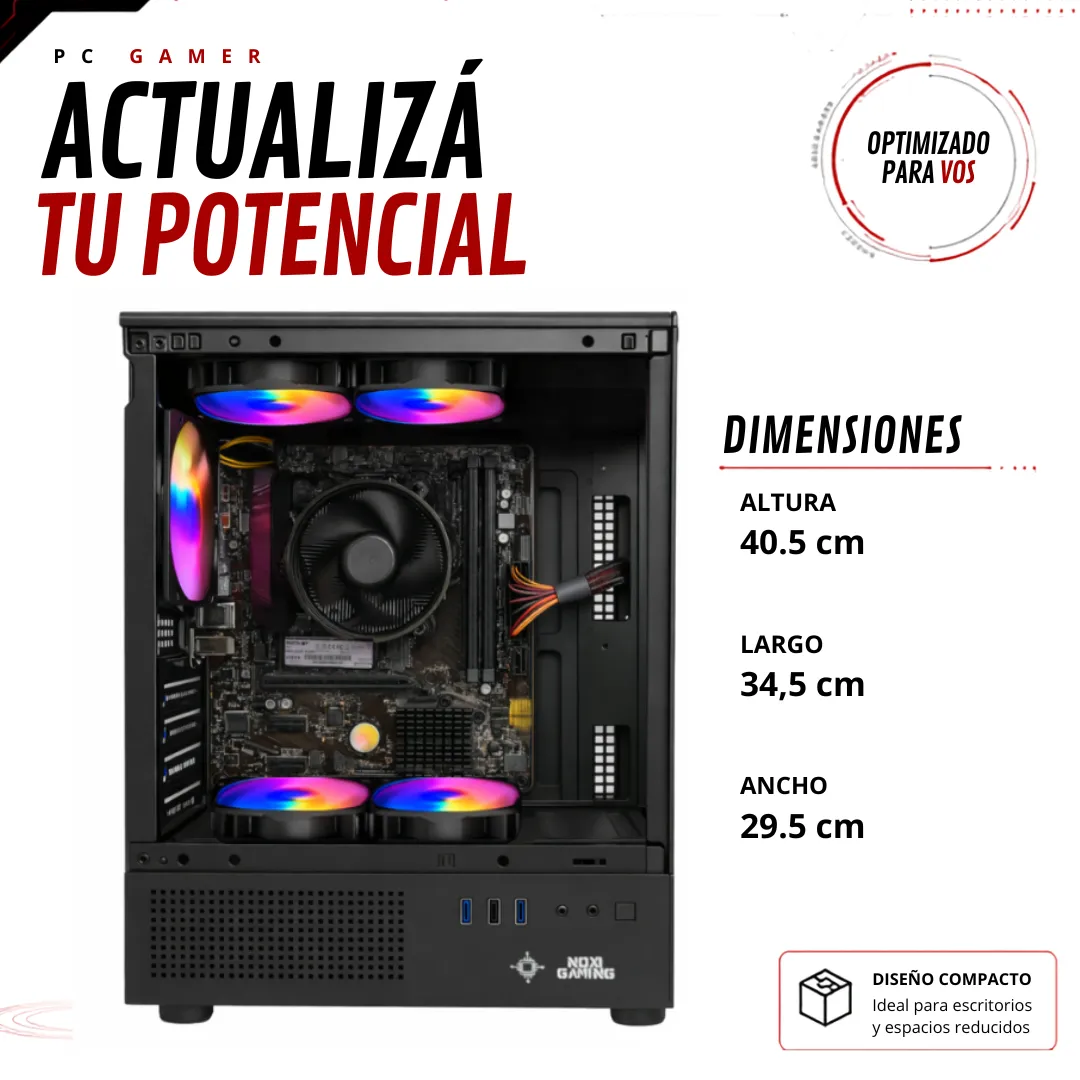 Noxi Gaming Pc Amd Ryzen 5 8500g | 32 Gb | 960gb | Wifi