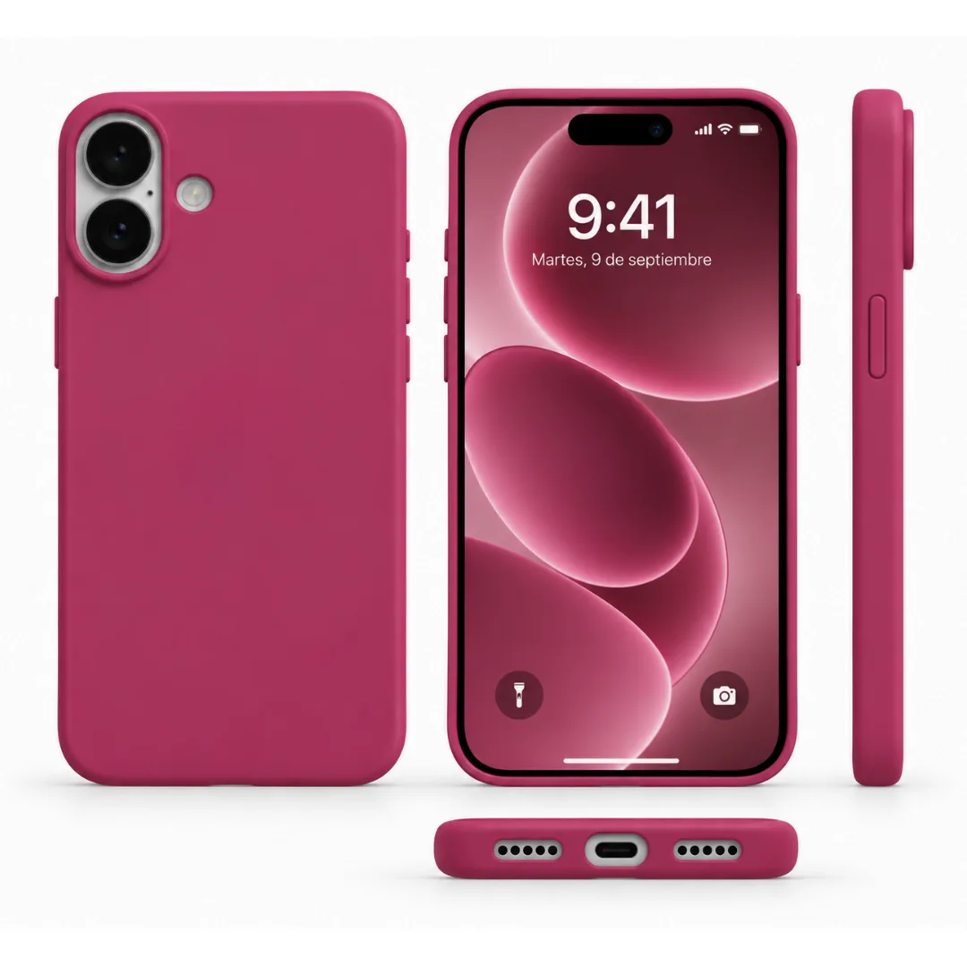 Funda Iphone 17 Rosa Fuerte — foto 2