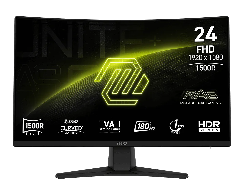 MONITOR MSI MAG 242C CURVO 24" 180HZ FHD HDMI-DP