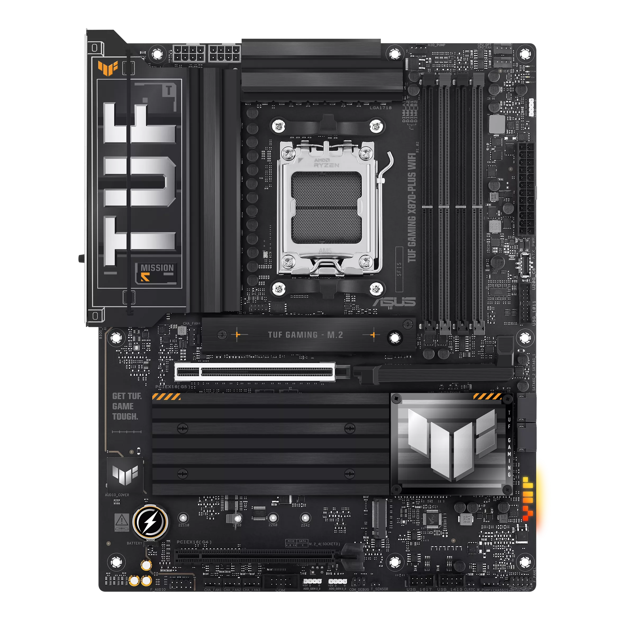 Motherboard Asus Tuf Gaming X870-plus Wifi Box Atx Am5-ddr5
