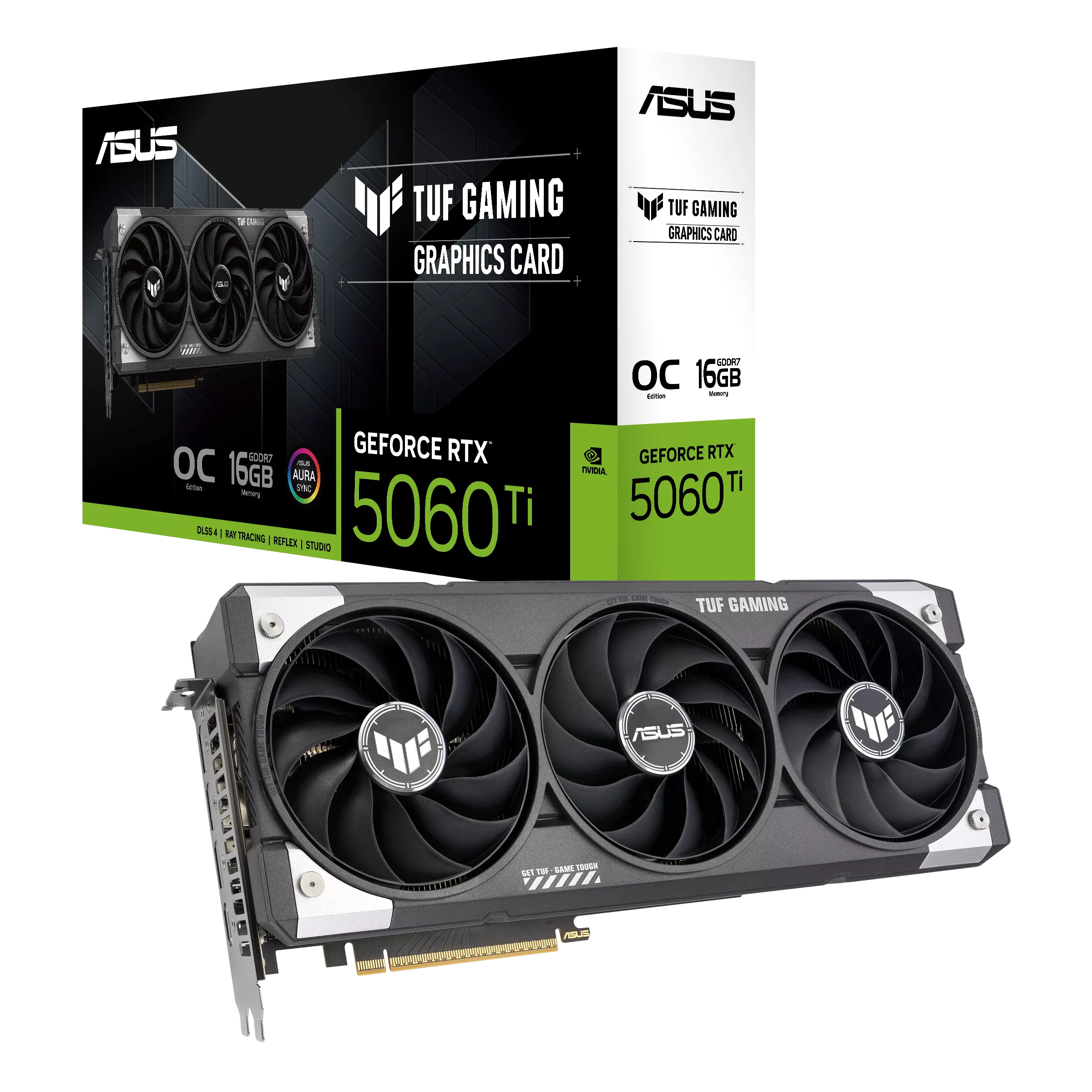 Placa De Video Asus Tuf Gaming Geforce Rtx™ 5060 Ti 16gb Gddr7 Oc Edition