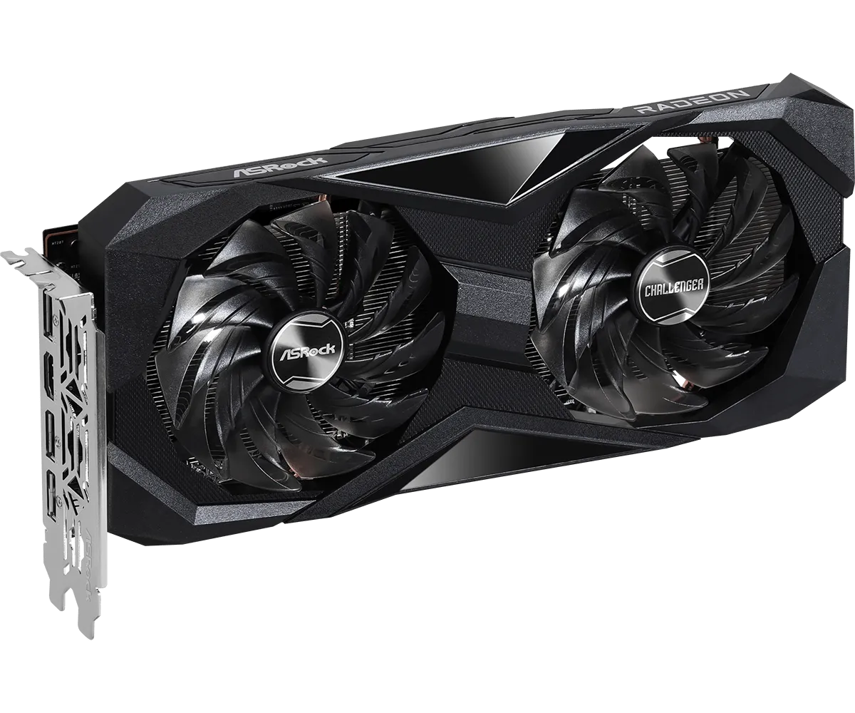 Placa De Video Asrock Rx7600 Challenger 8gb Oc