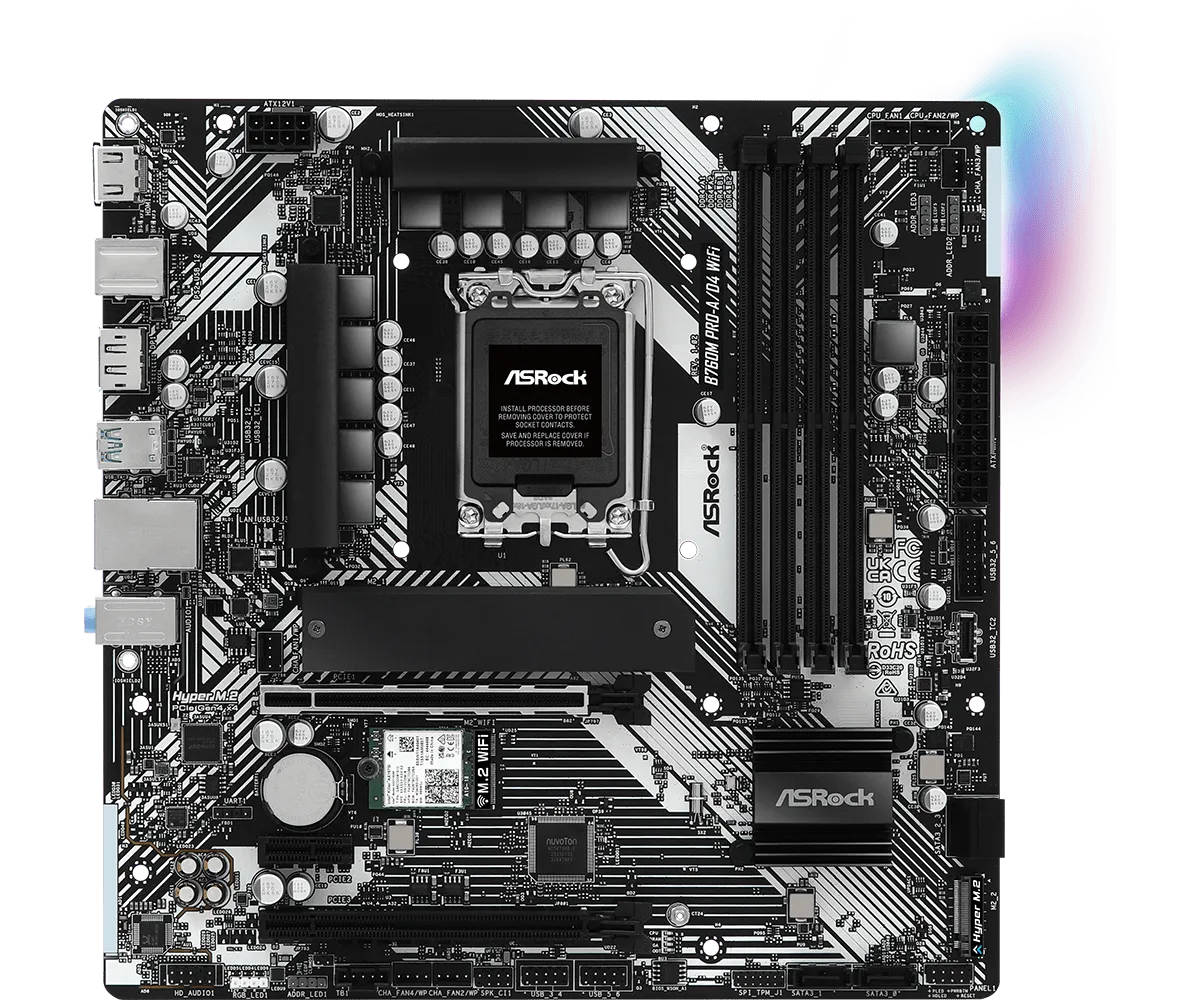 Motherboard Asrock B760m Pro A-d4 Wifi