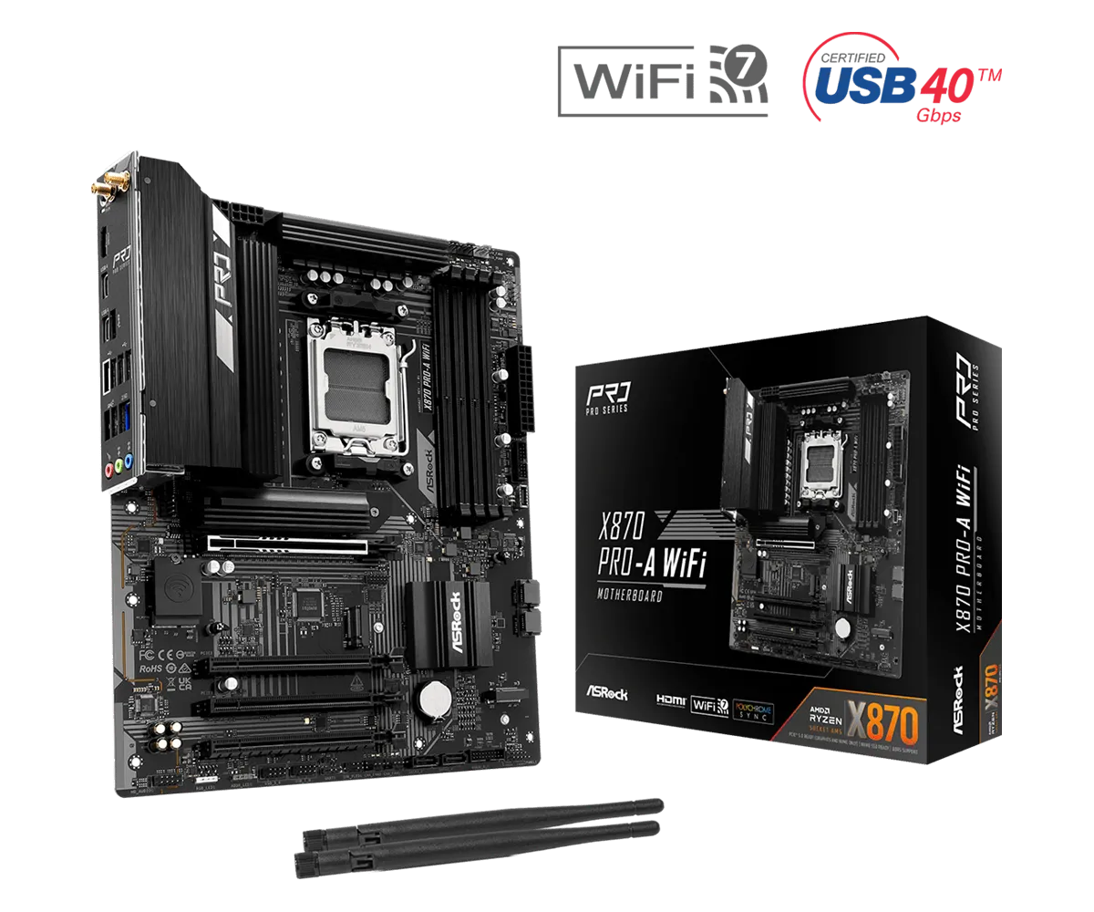 MOTHER ASROCK X870 PRO-A WIFI AM5 DDR5