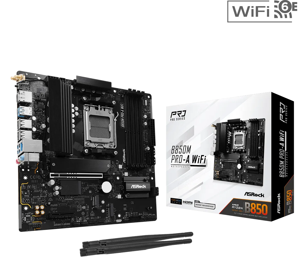 MOTHER ASROCK B850M PRO-A WIFI AM5 DDR5