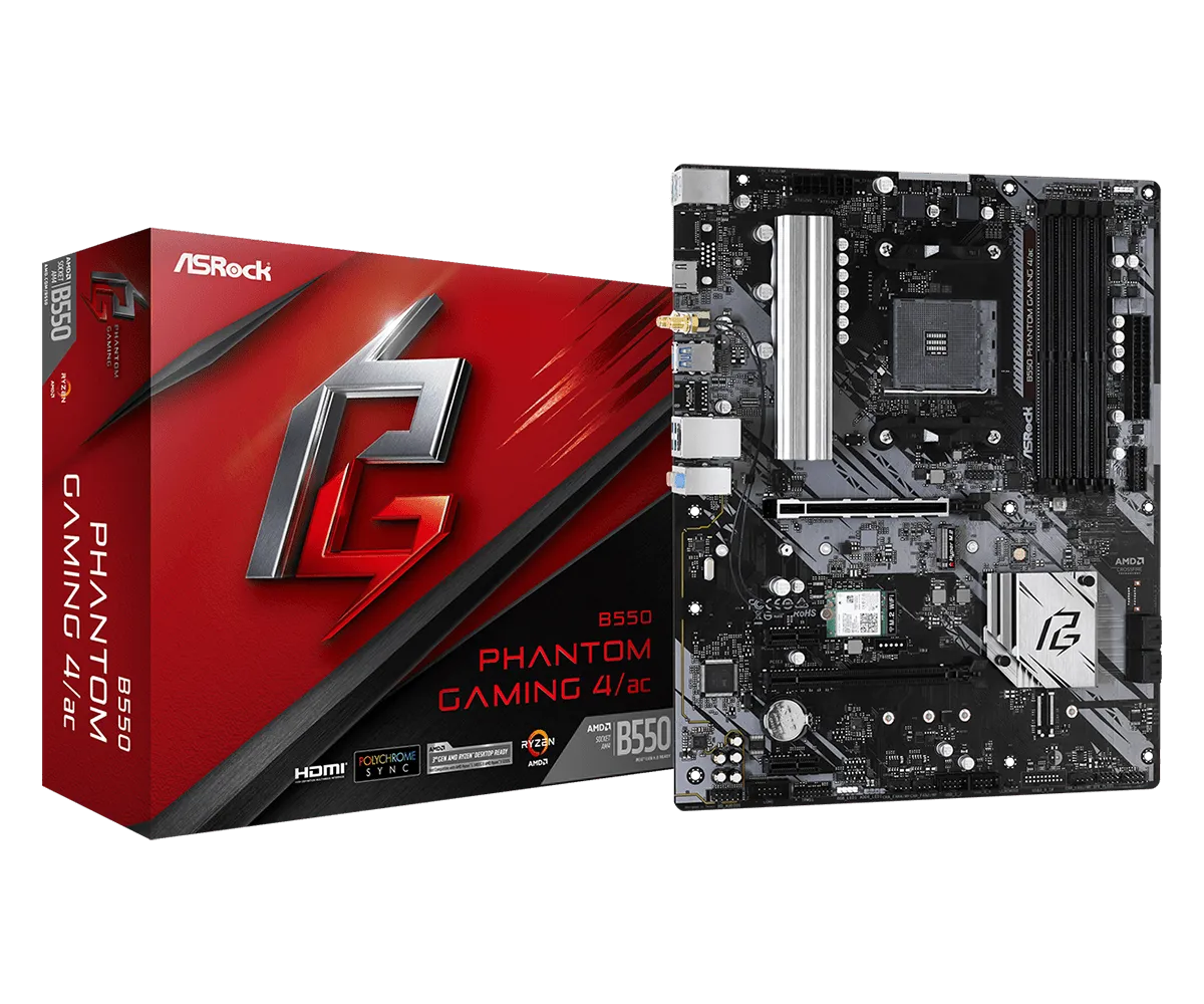 MOTHERBOARD ASROCK B550 PHANTOM GAMING